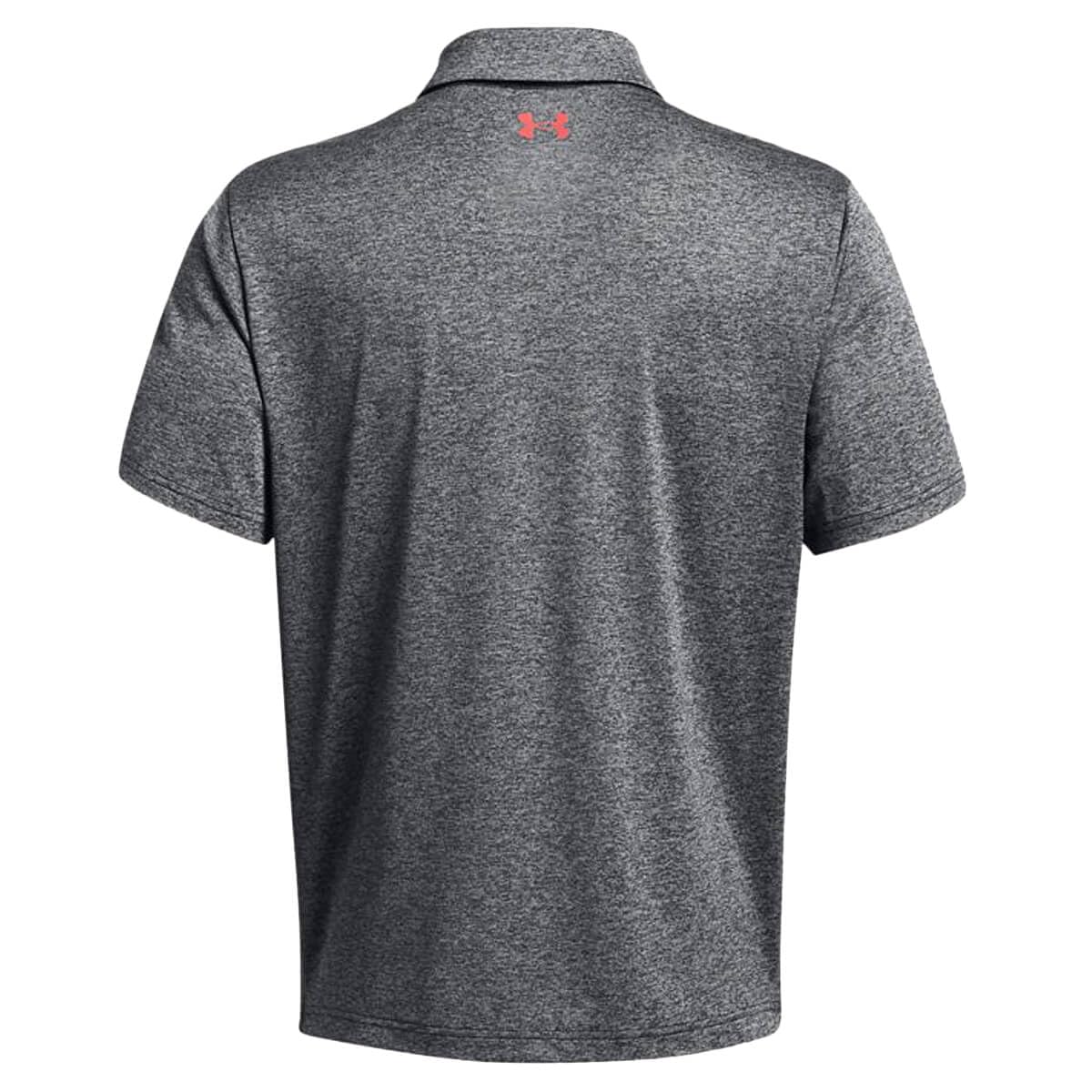 Under Armour Playoff 3.0 Stripe Mens Golf Polo - Black/Red/M