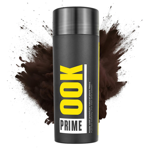 Prime Look Hair Building Fibers 27.5g - Instant Thickening for Thinning Hair For Men & Women - Matches All Hair Colors - Luxurious Hair Fibers for Fuller Look - Superior Formula (Medium Brown)