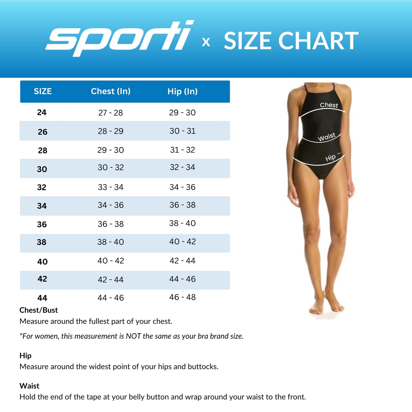 Sporti HydroLast Women's Water Polo Suit - Navy - 30