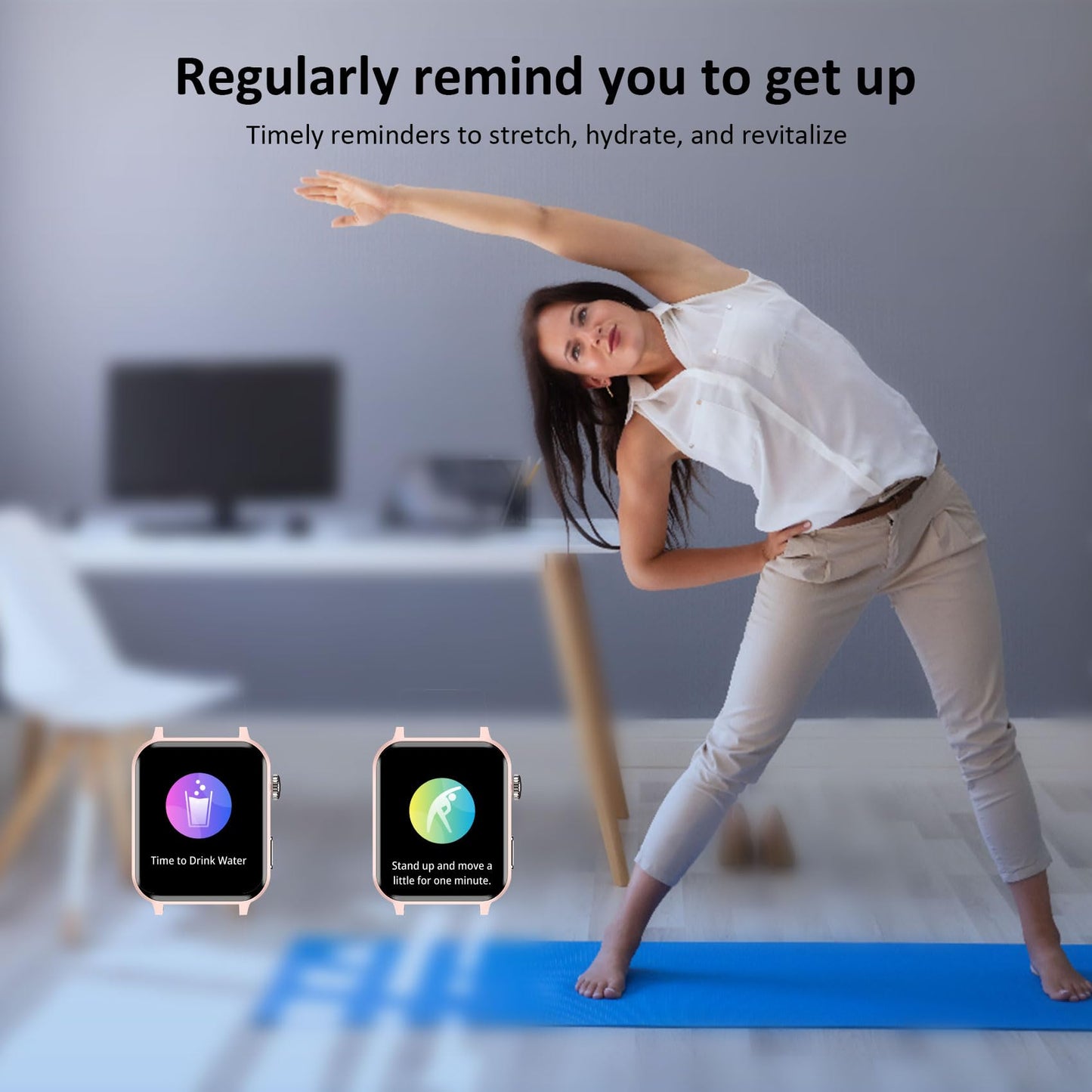 Blackview Smart Watches for Women(Make and Answer Calls),1.85''HD Screen Fitness Tracker Watch,100+ Sport Modes,SpO2/Heart Rate/Sleep Monitor for Android iPhone