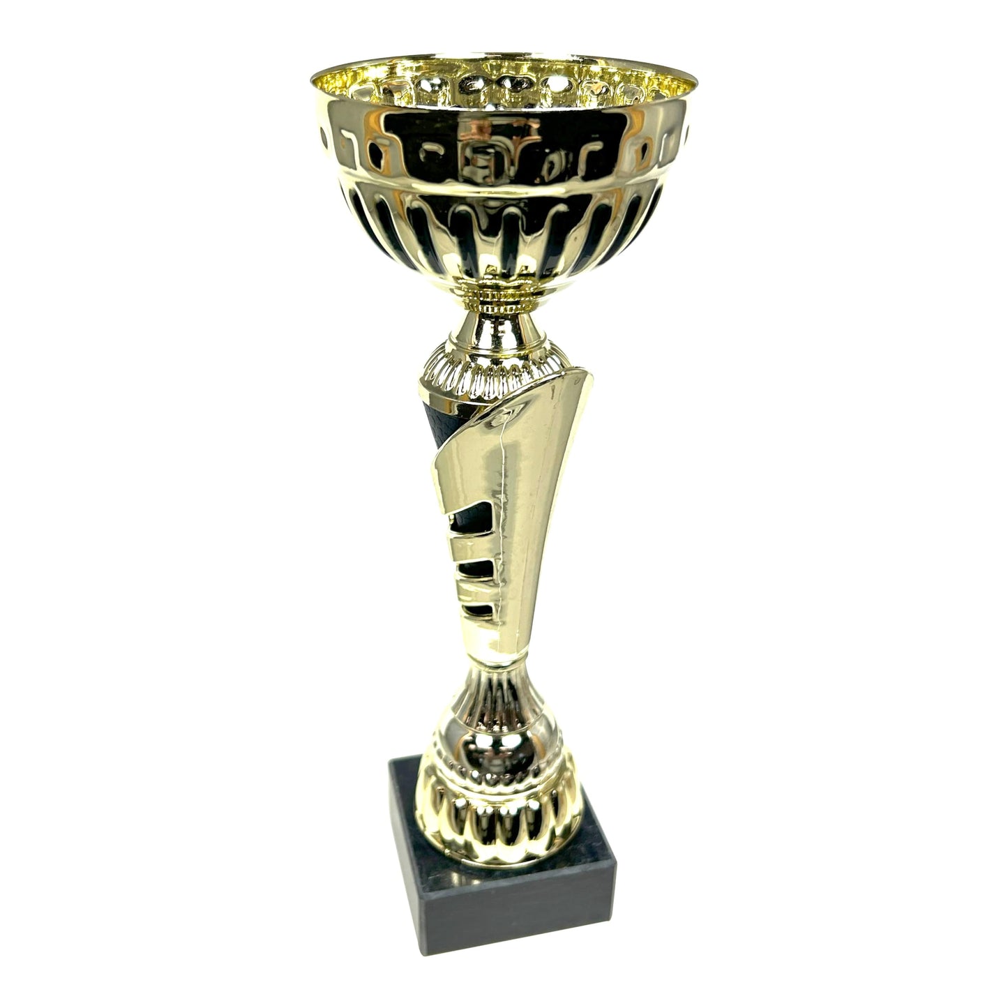 Express Medals 10.25 Inch Black and Gold Trophy Cup - Event, Sport Tournaments, Competitions, Recognition Gift or Award, 10.25 Inches Tall x 3.5 Inches Wide. AMC337-C