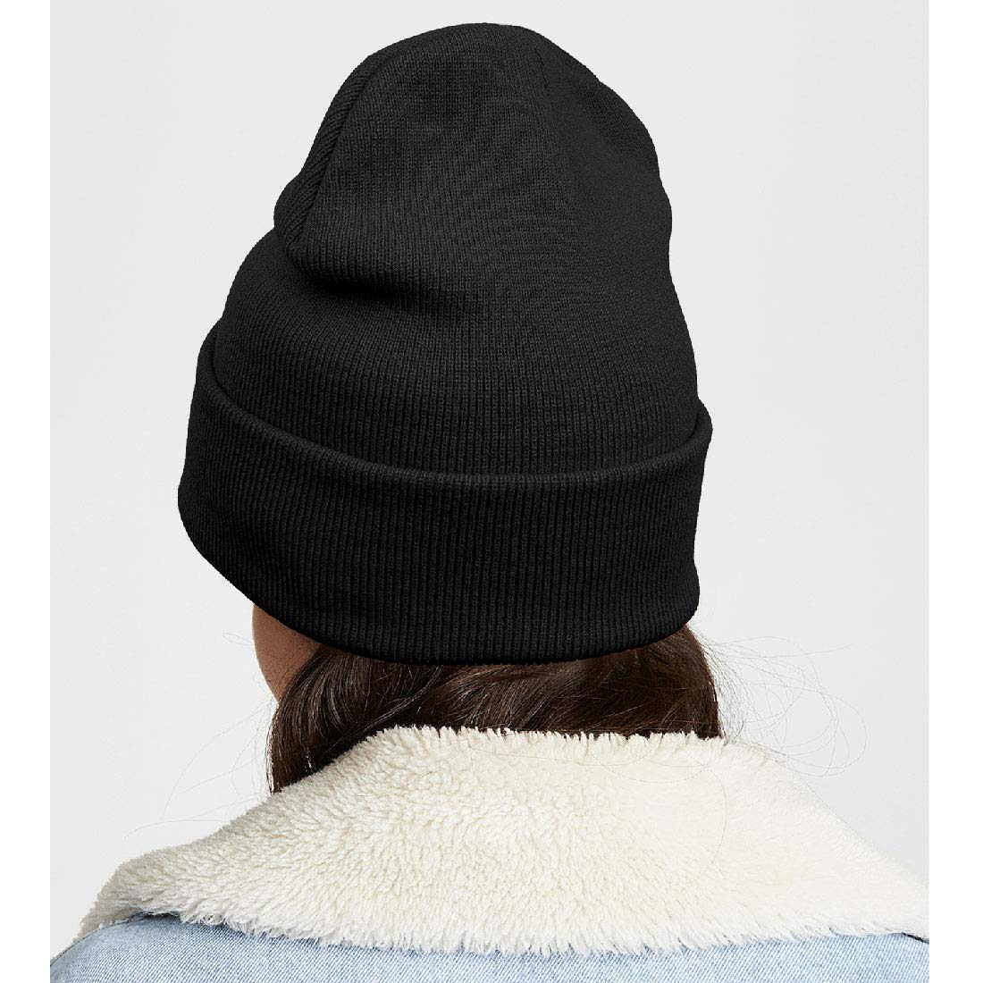 Cross Beanie Jesus Beanie Black Beanies Cozy Knit Beanie Unisex Winter Warm Skull Cap for Men & Women
