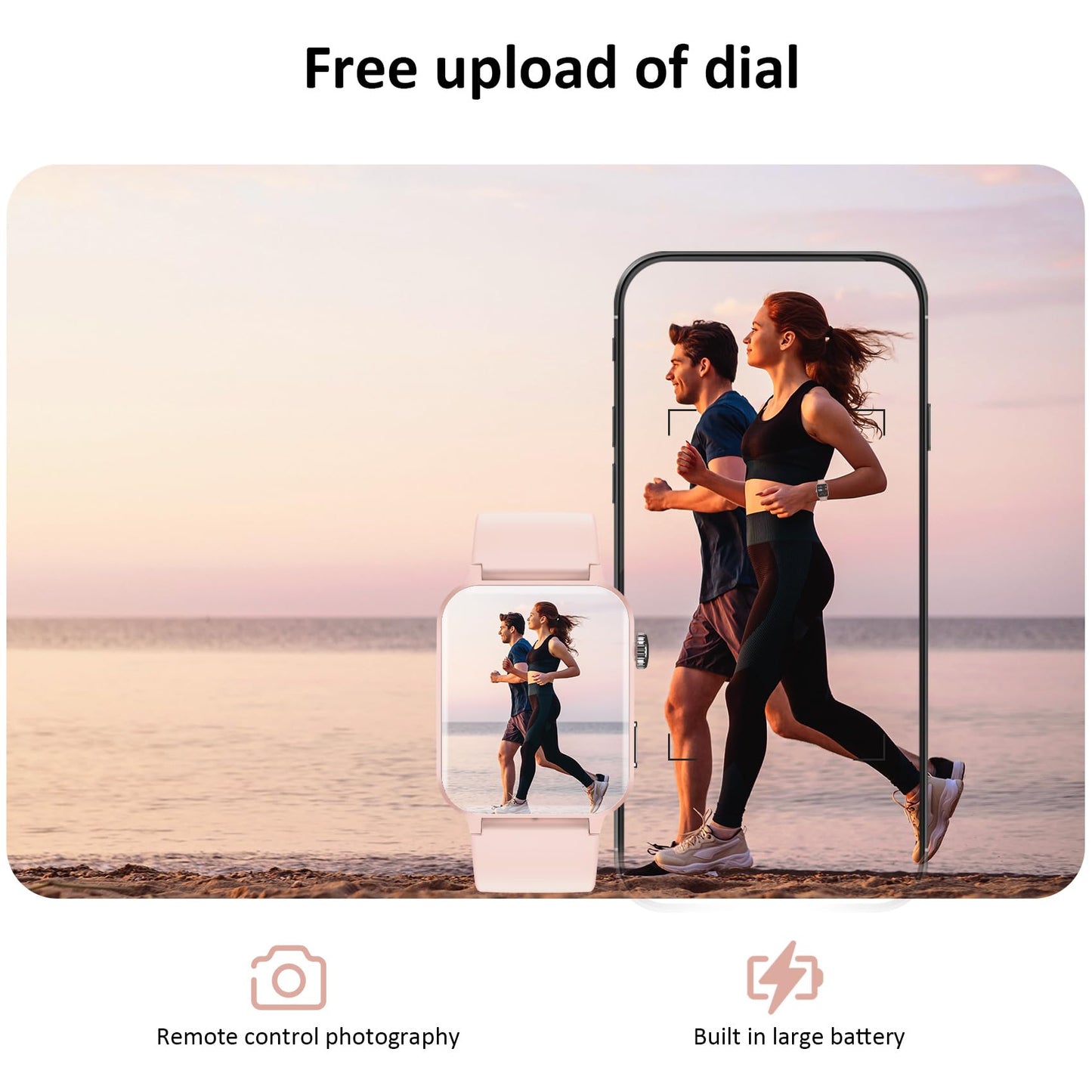 Blackview Smart Watches for Women(Make and Answer Calls),1.85''HD Screen Fitness Tracker Watch,100+ Sport Modes,SpO2/Heart Rate/Sleep Monitor for Android iPhone