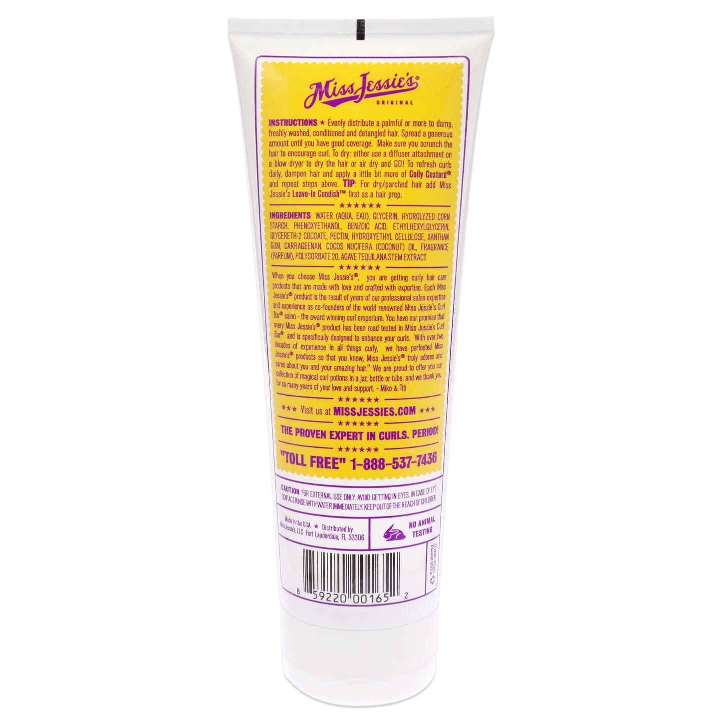 Miss Jessie's Pillow Soft Curls Unisex Lotion 8.5 oz & Coily Custard Unisex Emulsion 8.5 oz