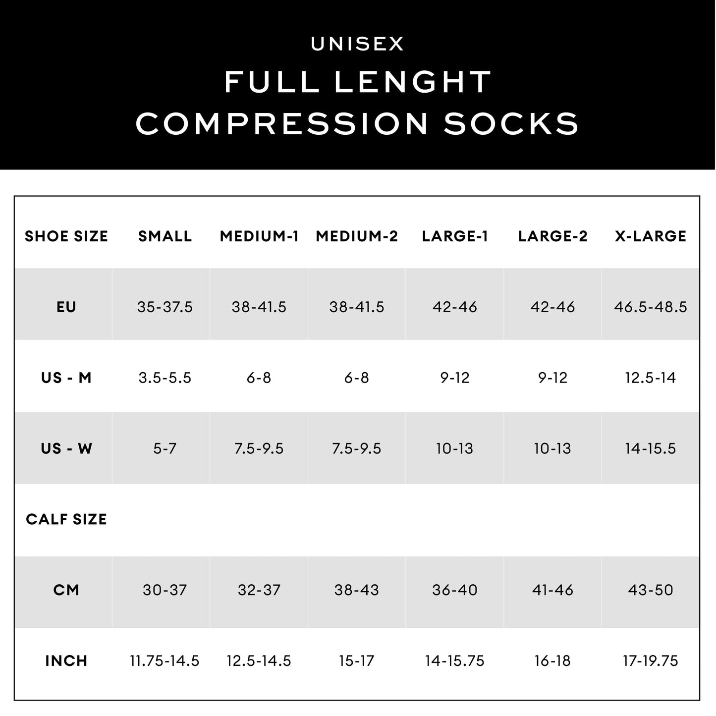 2XU Flight Compression Socks, Black/Black, Medium 1
