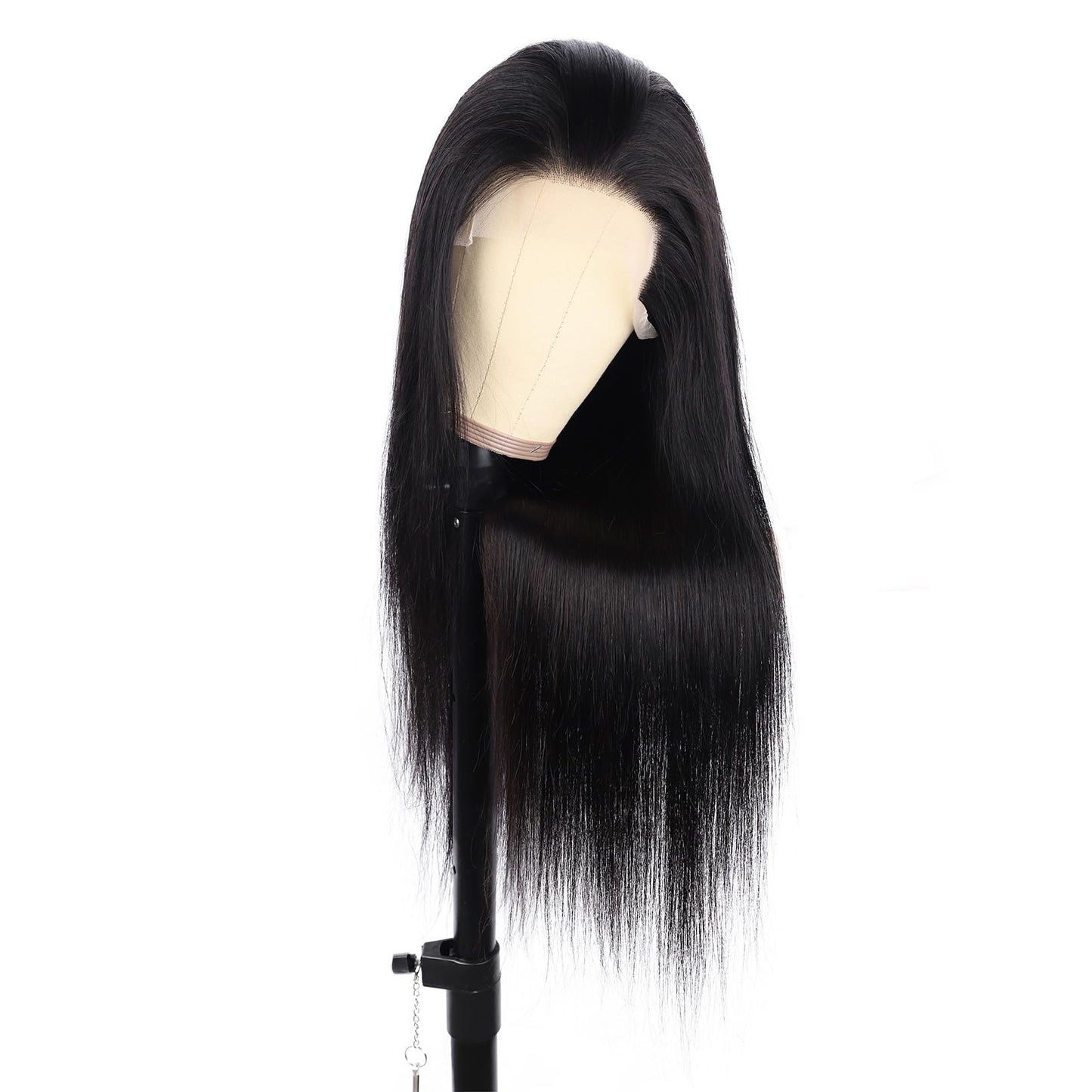 30 Inch Straight Lace Front Wigs Human Hair Pre Plucked 180% Density 13x4 HD Transparent Frontal Wigs Human Hair Straight Brazilian Virgin Wigs Human Hair Swiss Lace Front Wigs for Women (30 Inch)