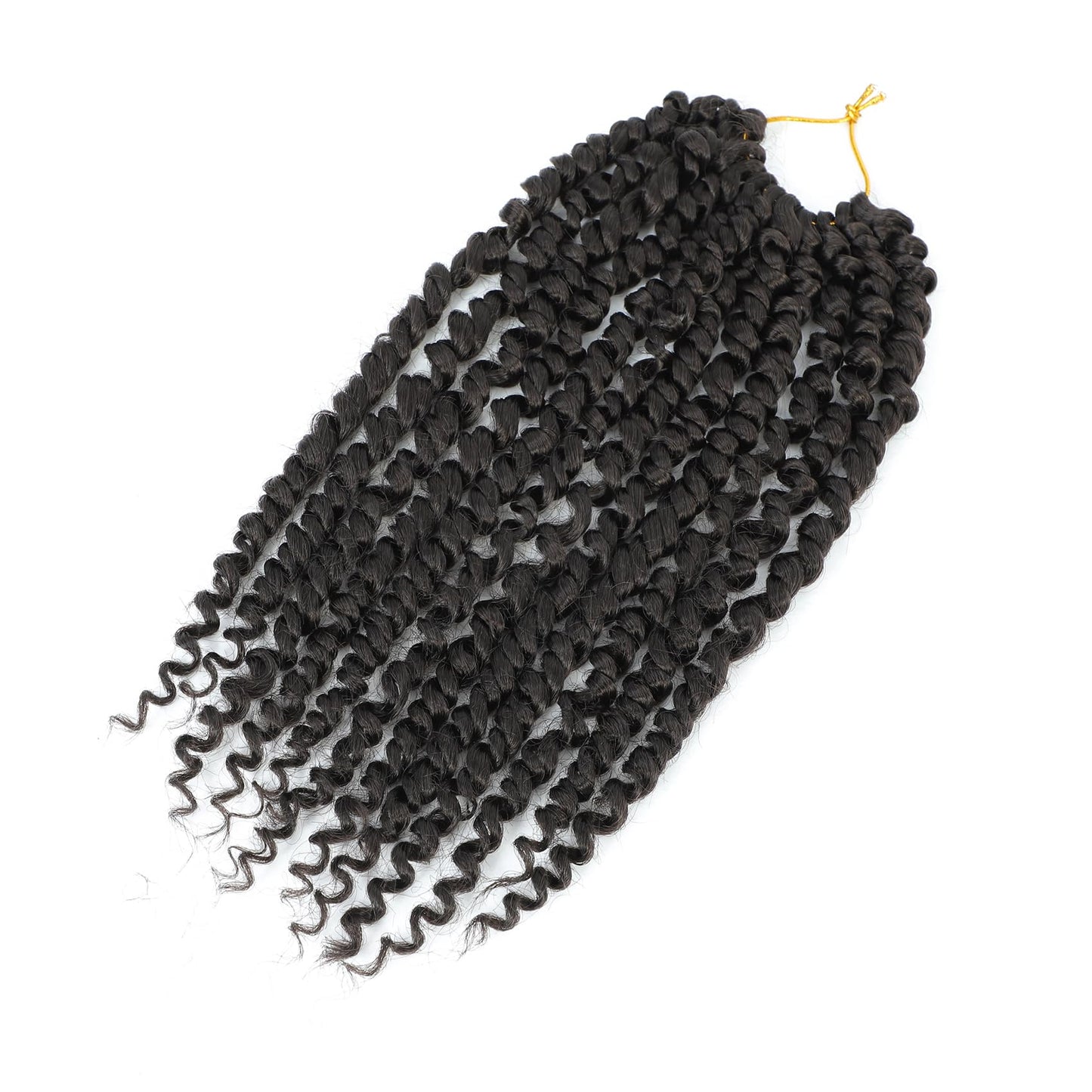 Passion Twist Hair 10 Inch 8 Packs, Pre Twisted Passion Twist Crochet Hair For Black Women, Pre Looped Passion Twist Curly Crochet Hair, Short Crochet Passion Twist Hair (10 Inch (Pack of 8), 4#)