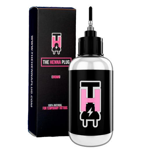 H Paste Colored Bottle - for Temporary Tattoos, Body Art and Design Creation