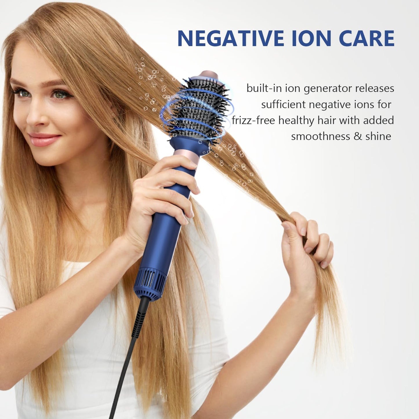Hair Dryer Brush Professional Hair Multi-Stylers - MIRACOMB Ionic Hot Air Styling System with Auto Wrap Curlers, Brushless Motor, Intelligent Heat Control - Fast Drying - Versatile for All Hair Types