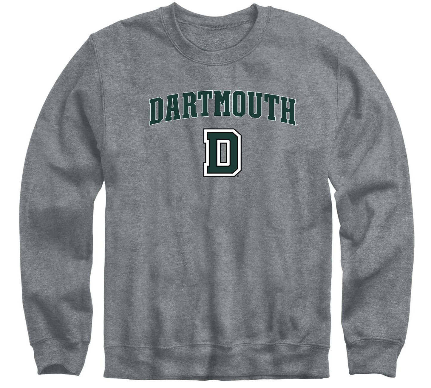 Barnesmith Dartmouth College Big Green Adult Unisex Crewneck Sweatshirt, Spirit, Charcoal Grey, Large