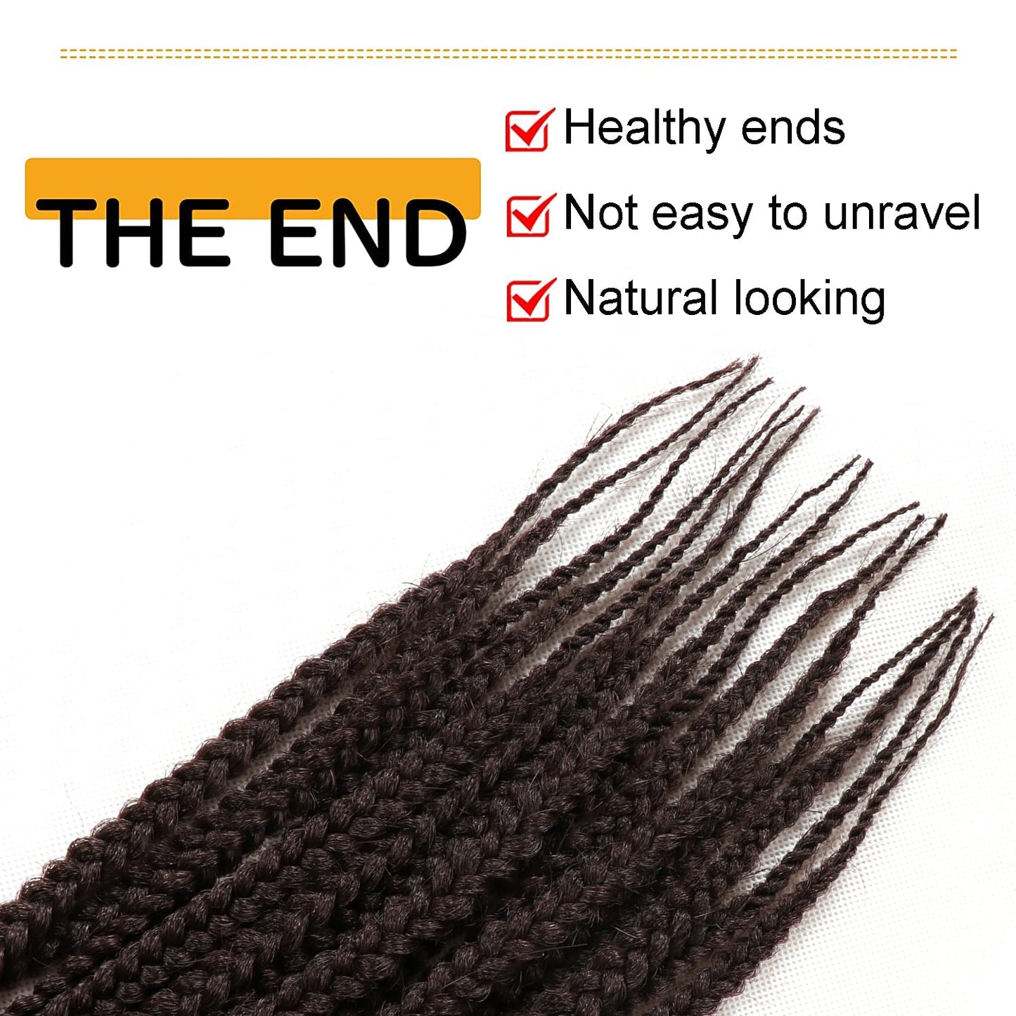 7 Packs Goddess Box Braids Crochet Hair 14 Inch Prelooped Crochet Box Braids Crochet Hair for Black Women Braiding Hair (14 Inch (Pack of 7), #4)