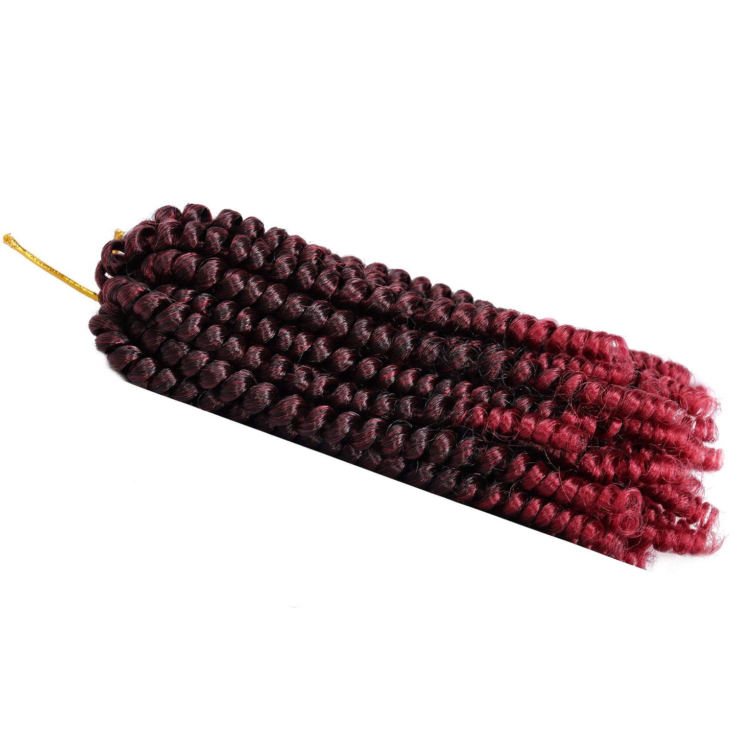 6 Packs Spring Twist Braiding Hair Spring Twists Bomb Twist Hair Synthetic Fiber Fluffy Twist Crochet Braids Low Temperature Twist Crochet Hair for Women Braiding Hair(8inch,T1B/BUG)