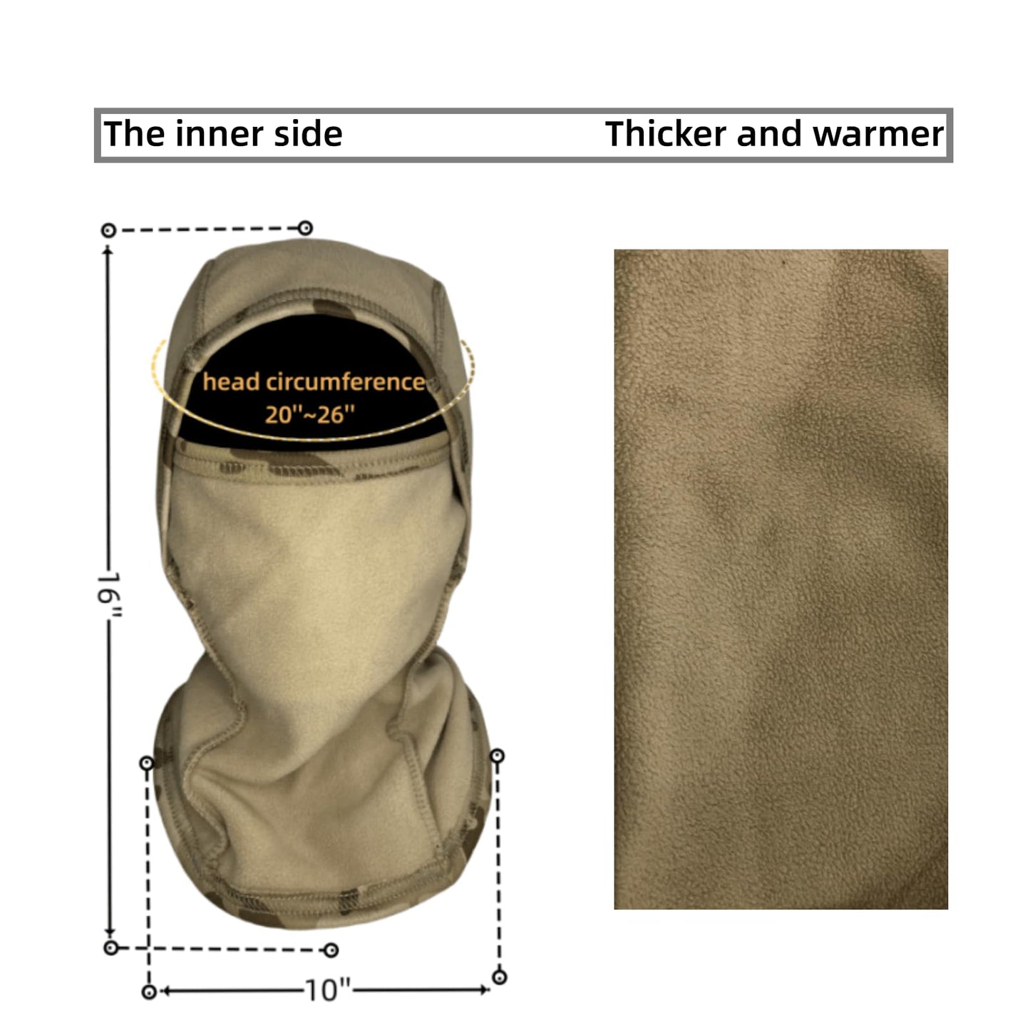 XY3545HS Camo Military Warm Balaclava for Winter Outdoors-Ski Mask，Hunting，Fishing，Motorcycle Windproof，Unisex，Elastic (Camo cp)