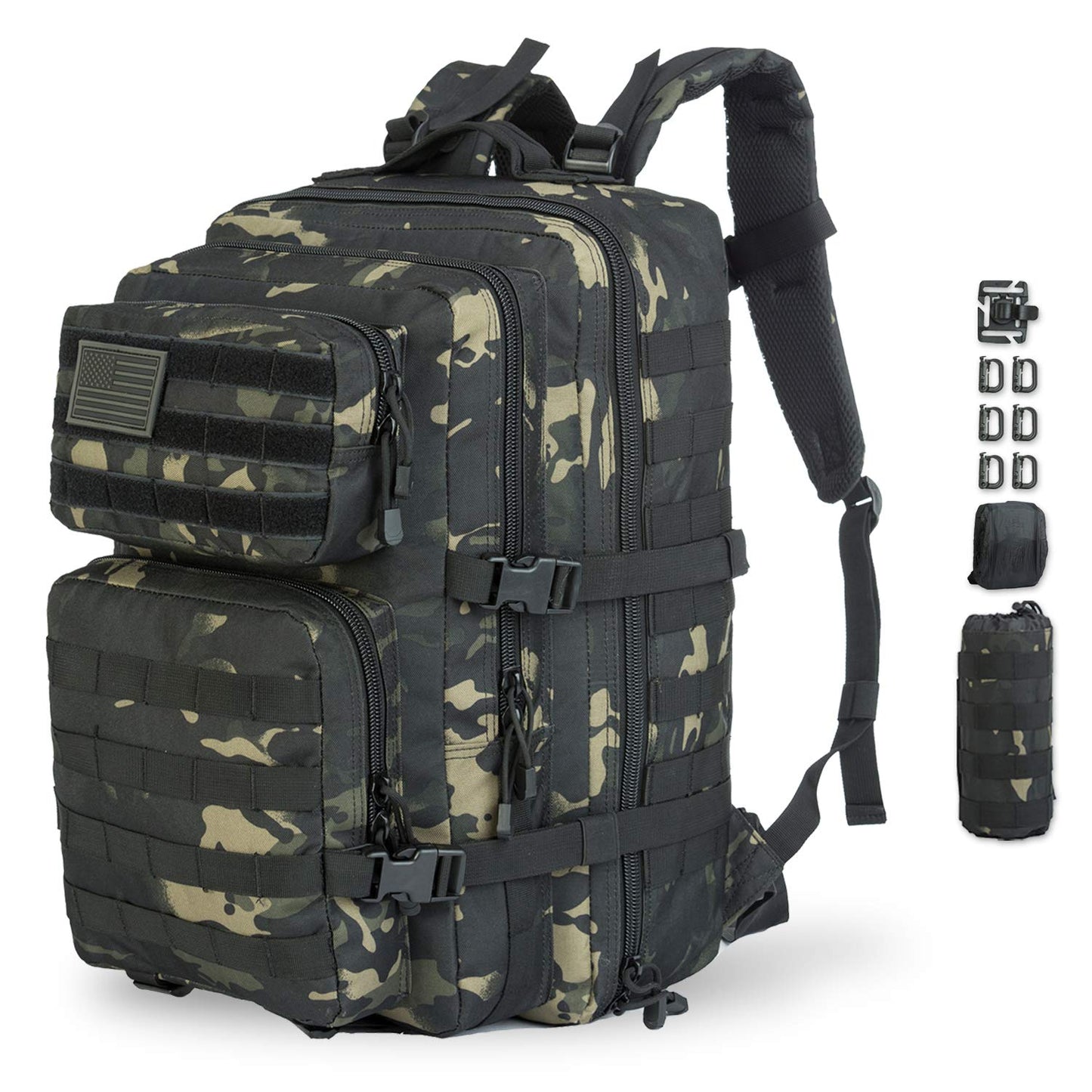 GZ XINXING Military Tactical Backpack Army 3 Day Assault Pack Molle Bug out Bag Backpacks For Men