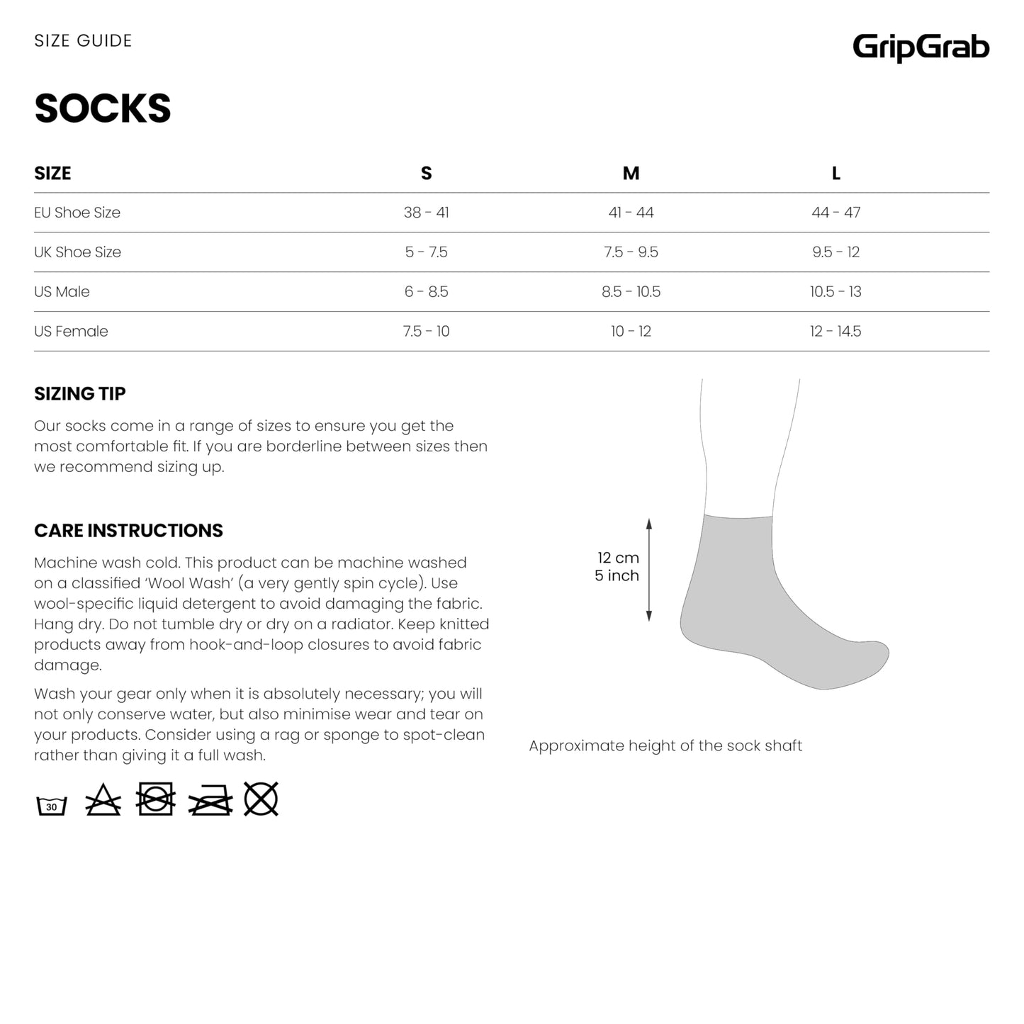 GripGrab Regular Cut Merino Cycling Socks Single & Multi-Pack Box of 1 and 3 Pairs Breathable Merino Wool Bike Socks