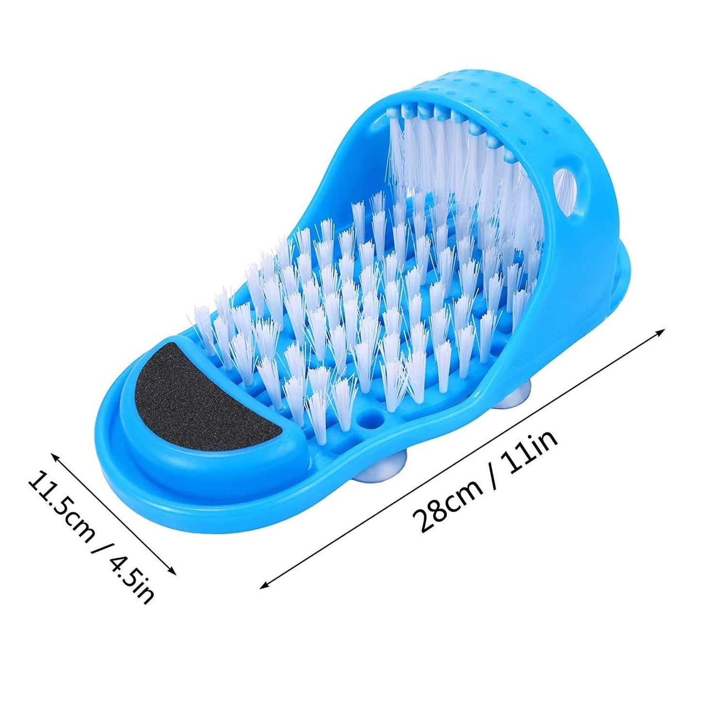 EVERMARKET Simple Feet Cleaner, Magic Foot Scrubber,Exfoliating Easy Feet Cleaning Brush,Feet Washer Foot Shower Spa Massager Slippers for Unisex Adults