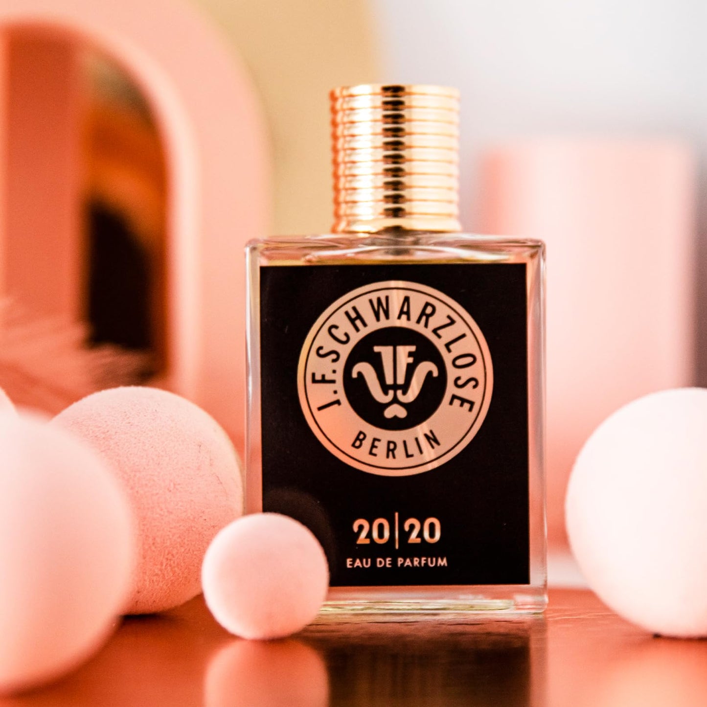 Schwarzlose 20-20 - Unisex EDP Spray Fragrance - Long Lasting and Captivating Perfume with Rose, Patchouli, Amber Wood, and Pink Pepper - Body Spray with Sparkling Feel Good Scent - 1.7 oz