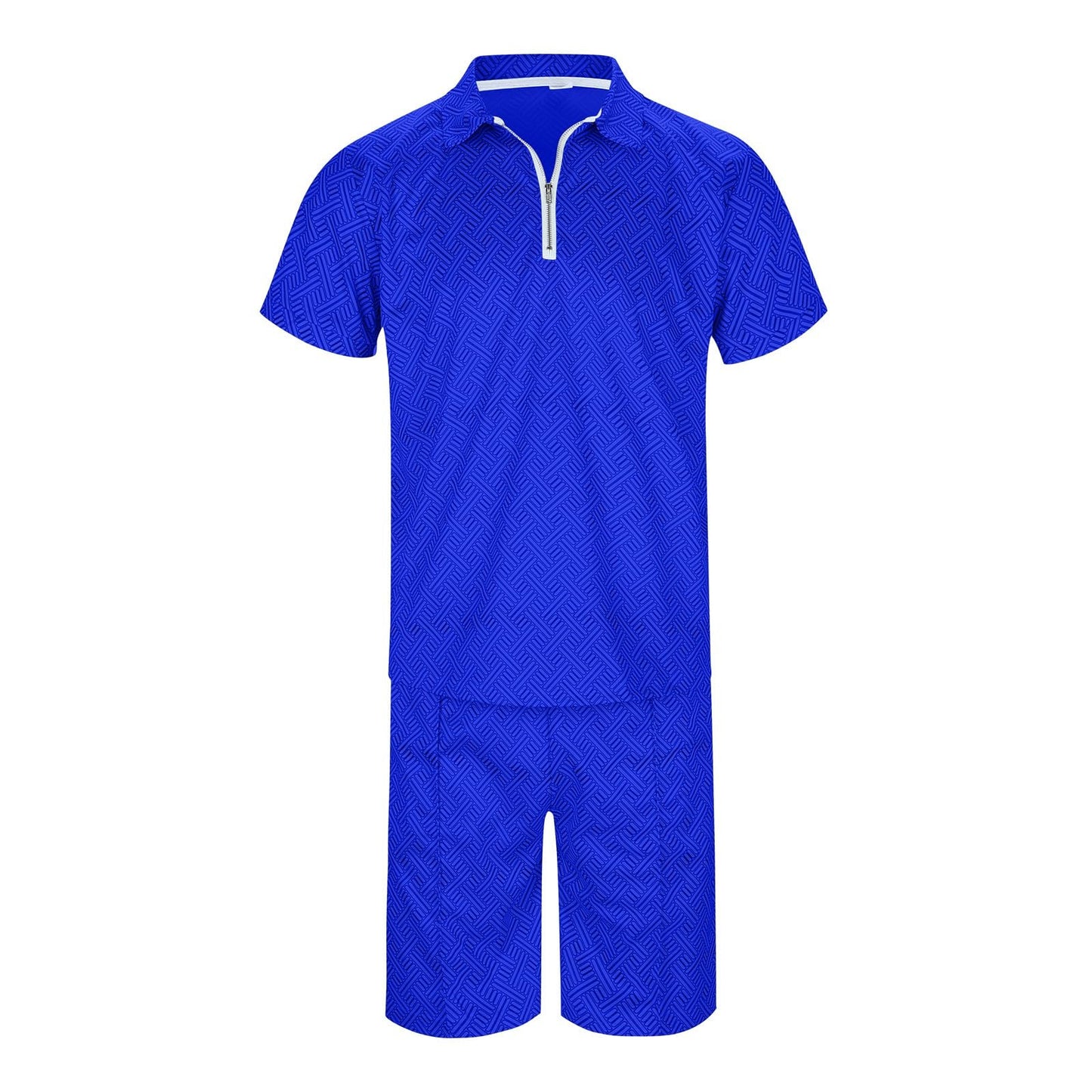 YWASYA men's sweatsuits,vacation outfits for men,Men Short Sets Outfits 2 Piece Casual Short Sleeve Golf Polo Shirts for Men and Shorts Beach Outfits Men's Tracksuits