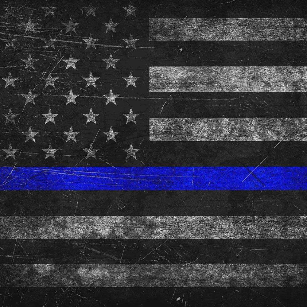 GunSkins Precut Pistol Skin for Glock 43 - Compatible with Airsoft AEG BB Gun - Vinyl Gun Wrap - Easy to Install - 100% Waterproof - Matte Finish - Made in USA - GS Thin Blue Line