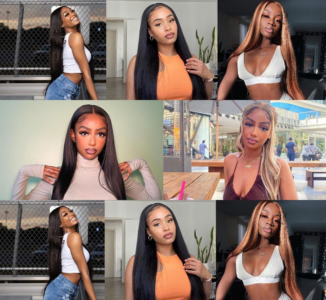 13x4 Lace Frontal Closure 10a Brazilian Straight Frontal Closure Human Hair Ear to Ear Lace Frontal Human Hair Pre Plucked with Baby Hair 150% Density Natural Black 20inch