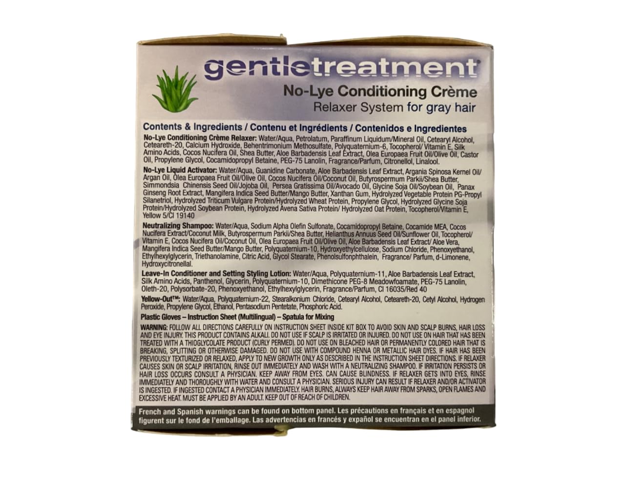 3 set- Gentle Treatment Relaxer for Grey No-lye Kit, 1count