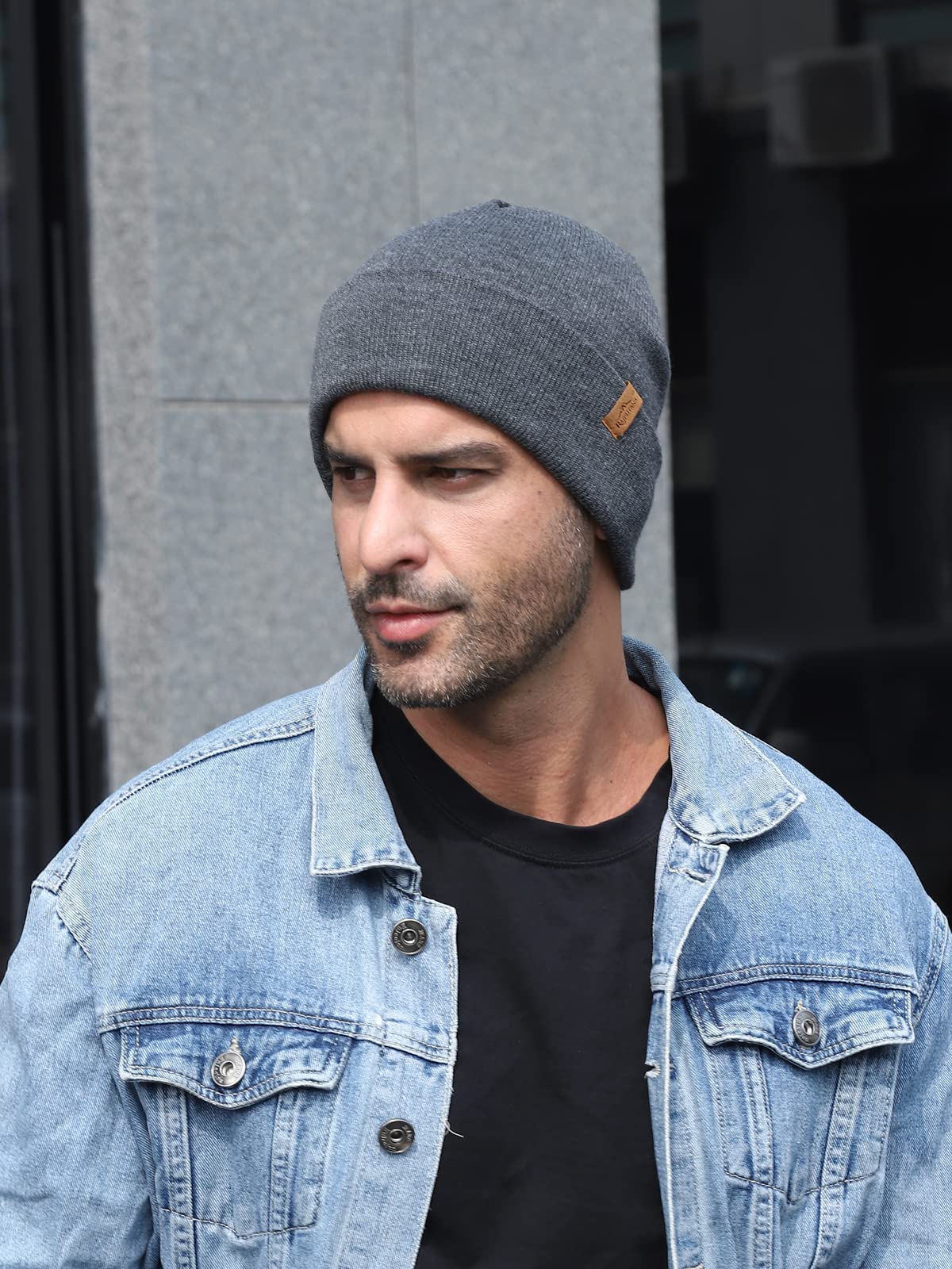 Rajputana 1 & 2 Packs Unisex Knit Winter Beanie Hats Cap Set for Men and Women