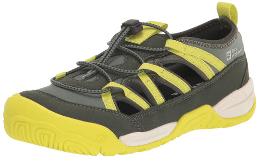 Jack Wolfskin Unisex Vili Sandal Backpacking Boot, Slate Green, 9 US Men