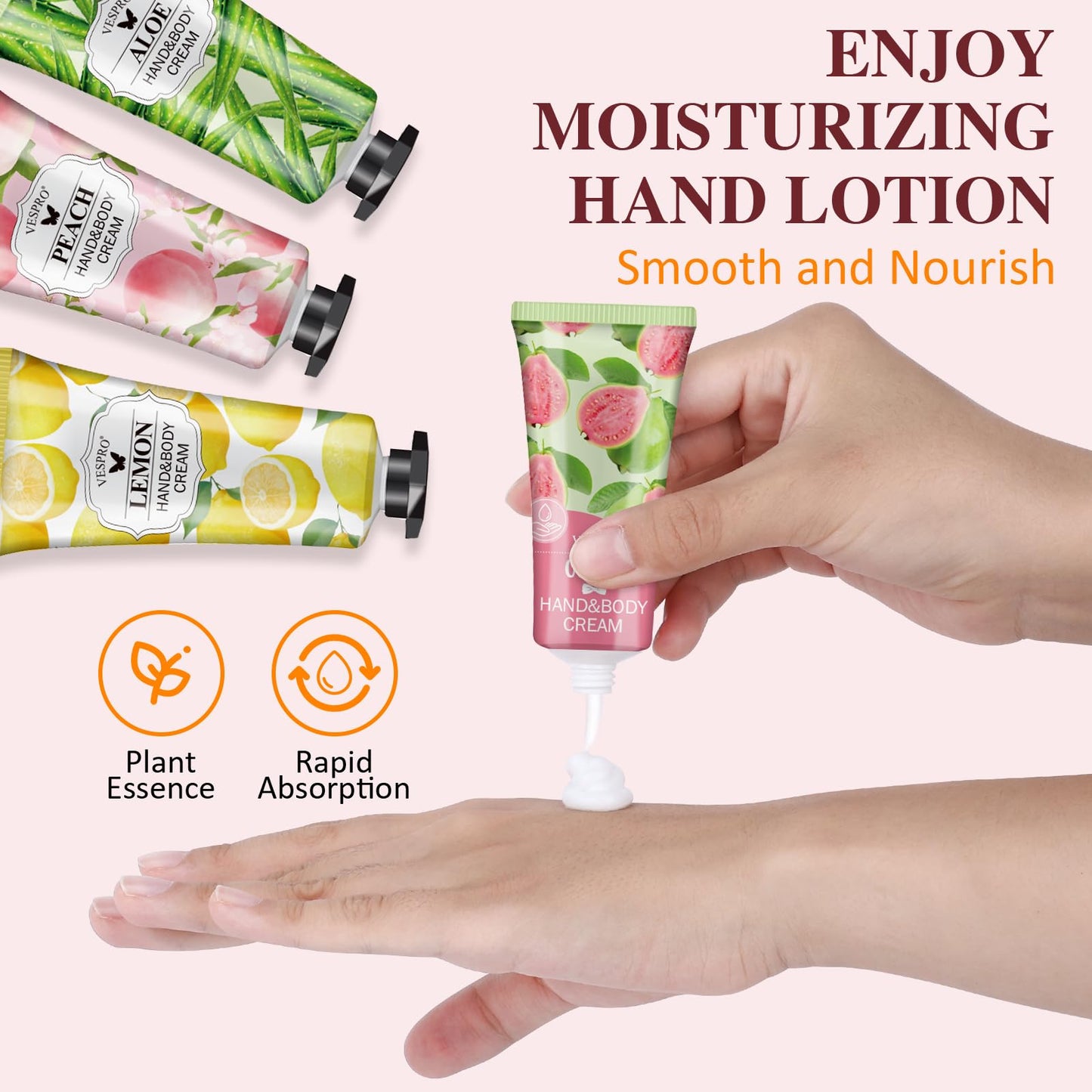 12 Pack Easter Basket Stuffers Hand Cream Set For Women, Mothers Day Gifts, Bulk Hand Lotion Travel Size for Dry Cracked Hands, Mini Hand Lotion for Teacher Appreciation Gifts and Nurses Week Gifts