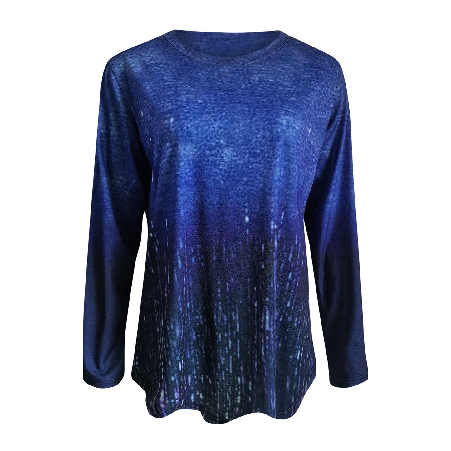 Aniywn Women's Plus Size Sweatshirt Tops Ladies Baggy Short/Long Sleeve Thin Solid/Printing Pullover Blouse T Shirts