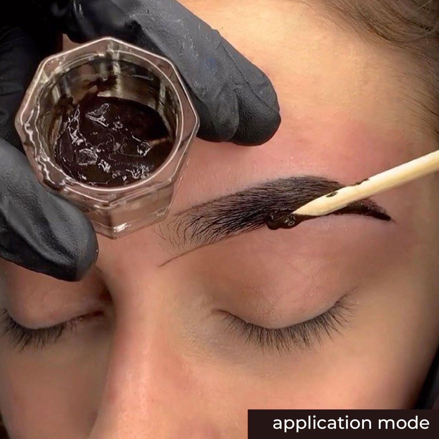 MENELA Eyebrow Henna Tint - Light Brown Brow Dye with Bamboo Extract for Fuller, Defined Brows - 2.5g Henna & 15ml Fixer - Easy-to-Use Eyebrow Tinting Kit