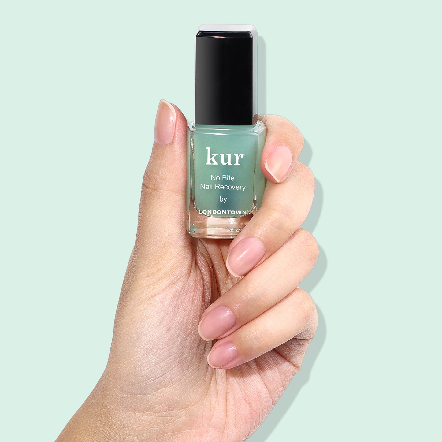 LONDONTOWN No Bite Nail Recovery - Nail Biting Prevention and Thumb Sucking Deterrent Invisible Finish, Non Toxic Bitter Aftertaste Nail Growth Treatment, .40fl oz