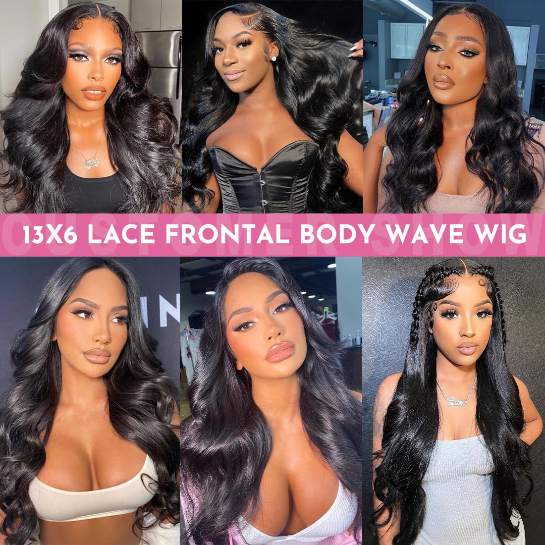 26 Inch 13x6 Body Wave Lace Front Wigs Human Hair Pre Plucked HD Transparent Lace Frontal Glueless Wigs Human Hair with Baby Hair for Women