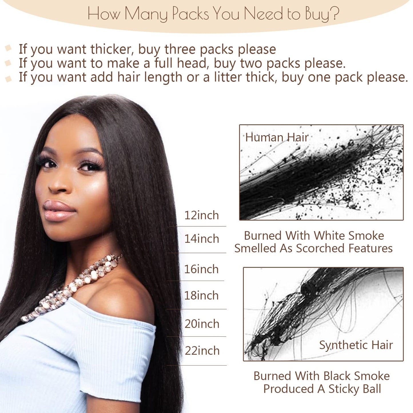 Loxxy Yaki Clip in Hair Extensions Real Human Hair for Black Women 20 inch Real Remy Thick Style Double Weft for African American,YK 7pcs/set 120g/set