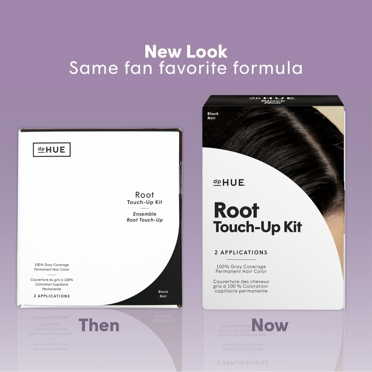 Dphue Root Touch-Up Kit - Black Unisex Hair Color 2 Applications
