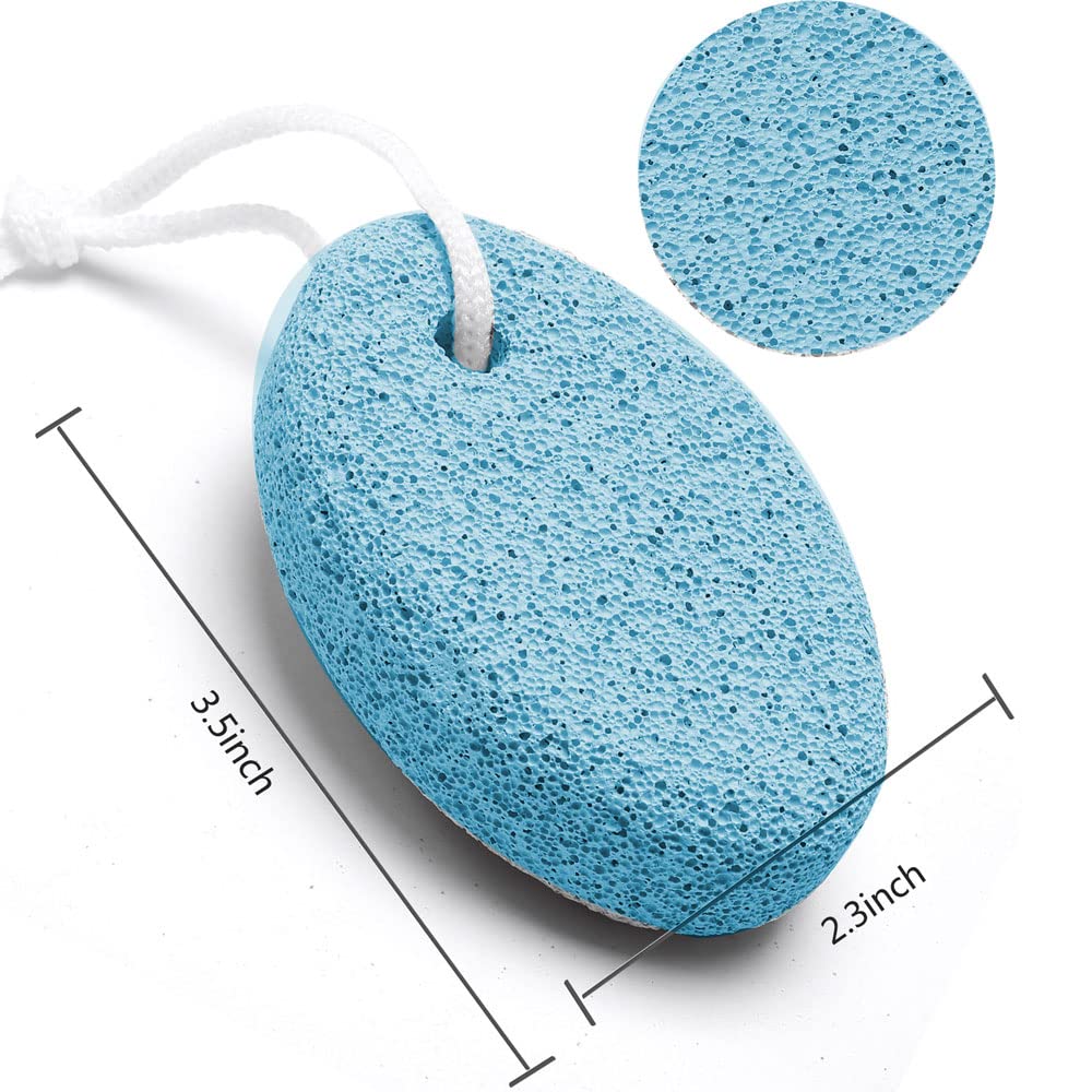 2PCS Natural Pumice Stone for Feet, HOOMBOOM Lava Pedicure Tools Hard Skin Callus Remover for Men/Women Feet and Hands - Natural Foot File Exfoliation to Remove Dead Skin