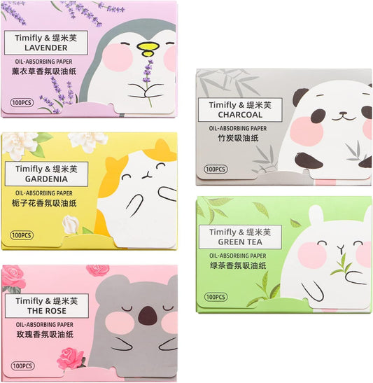 Ruibow Oil Blotting Sheets for Face Soft Oil Control Film Unisex Blotting Papers for Face Remove Excess Shine Oil Absorbing Sheets for Face Oil Blotting Sheets for Oily Skin Care (500 Sheets)