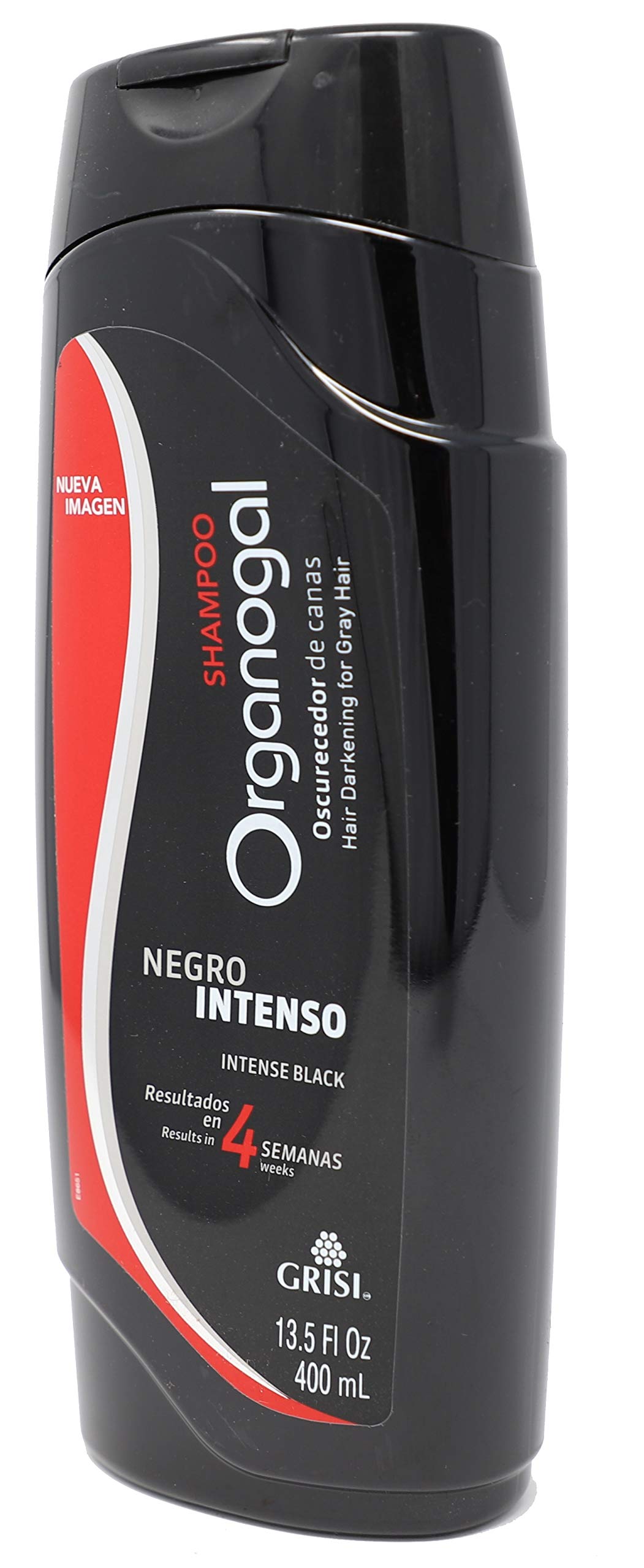 Grisi Organogal Shampoo| Darkening Shampoo with Cactus Extract, Darkening Hair Product for Gray Hair; 13.5 Fl Ounces