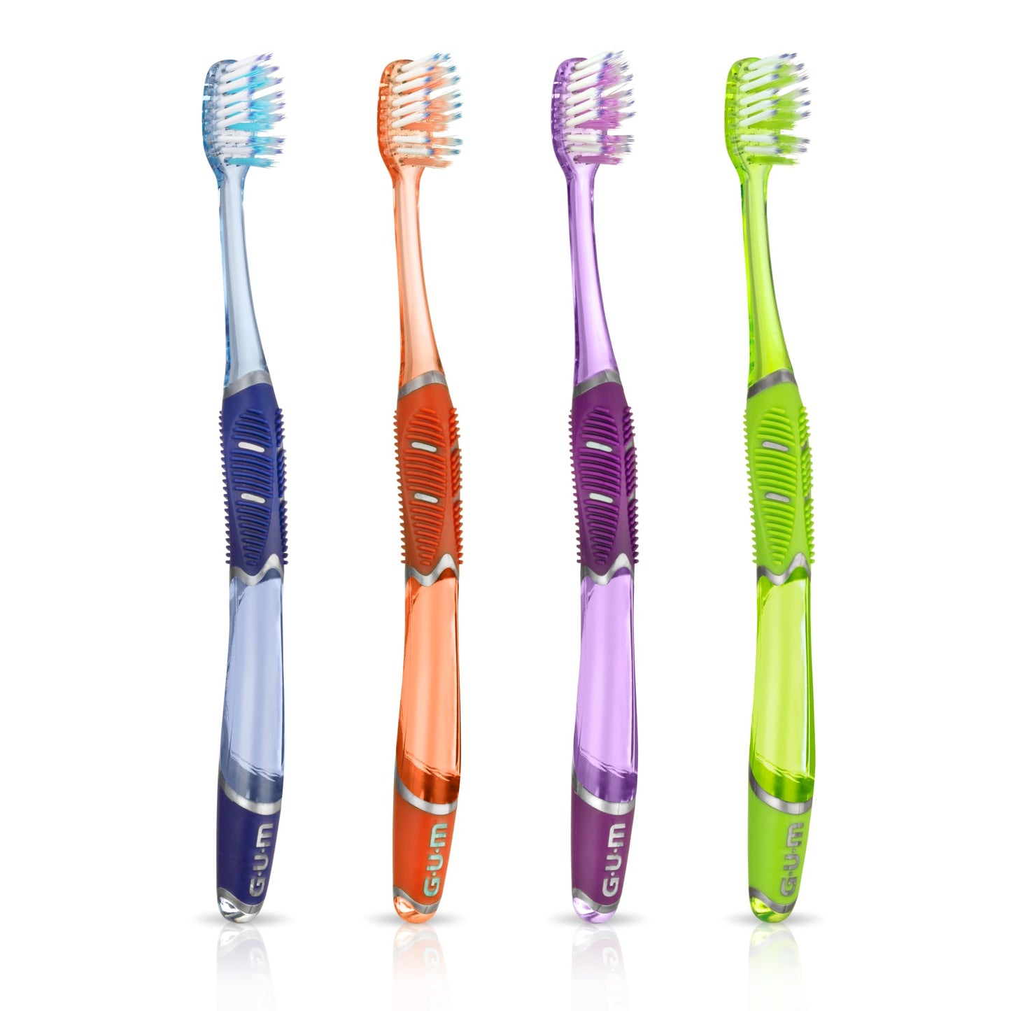GUM Technique Deep Clean Toothbrush - Compact Head - Soft Toothbrushes for Adults with Sensitive Soft Bristles, 3ct