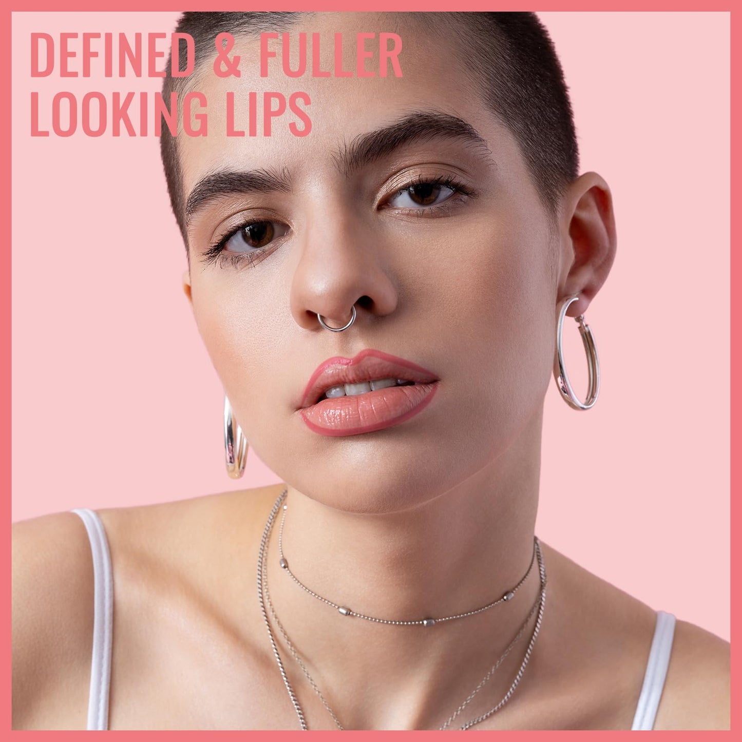 Lip Liner - Lip Liner Stain, Peel Off Lip Stain, Long Lasting Lip Stain Peel Off with Natural Finish, Easy to Use, Waterproof, Smudge-proof, Transfer-proof, Highly Pigmented Color, Coffee
