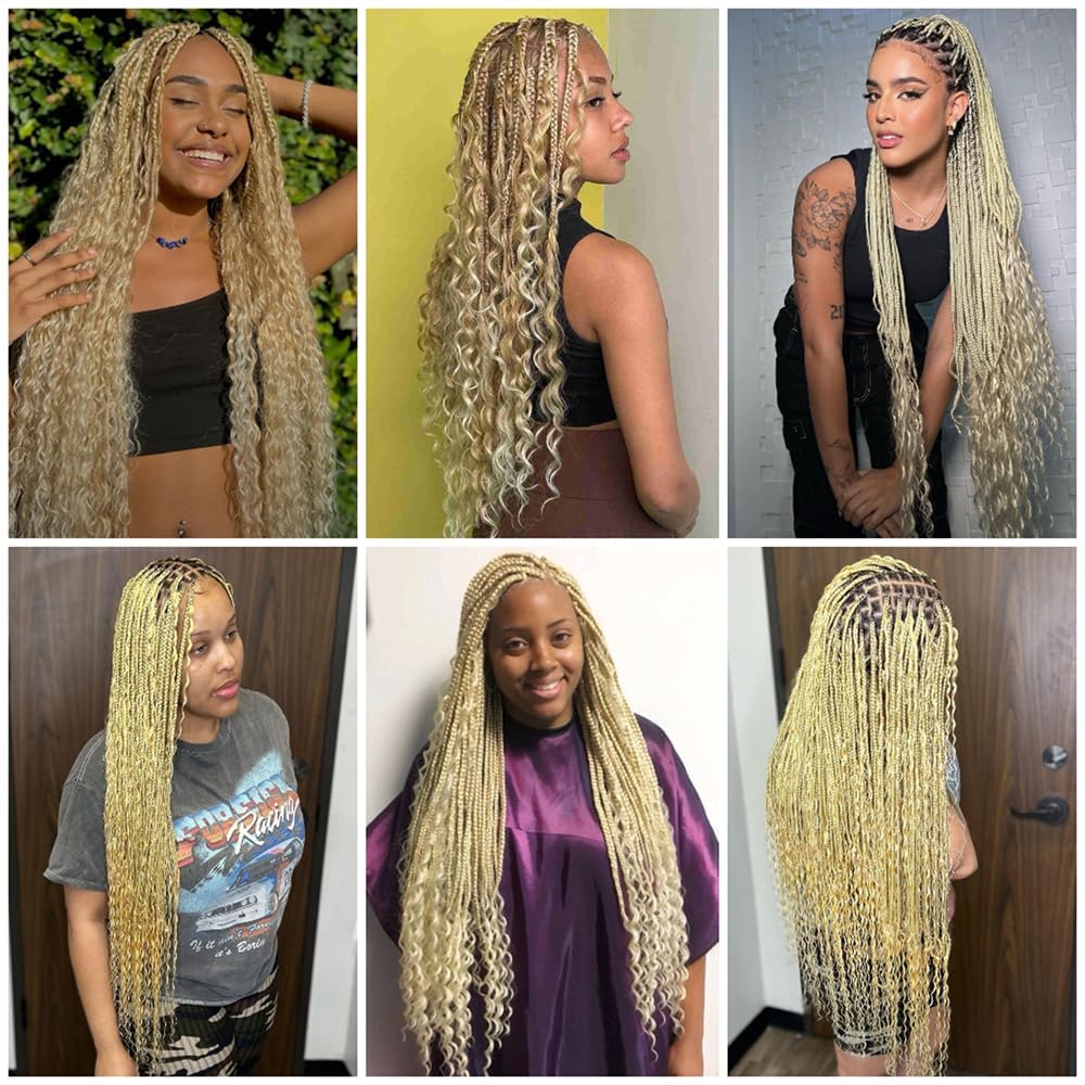 613 Blonde Human Braiding Hair 2 Bundle 100g 22 Inch Deep Wave Bulk Hair for Braiding Unprocessed Brazilian Virgin Curly Human Hair Extensions for Boho Braids Wet and Wavy