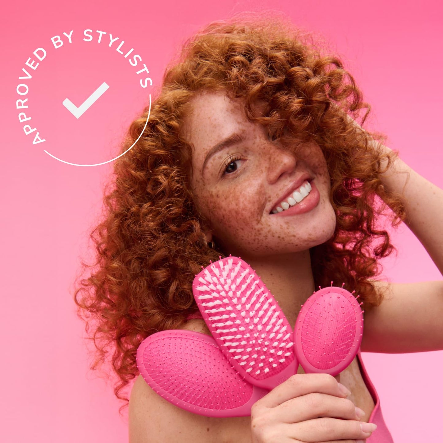 Wet Brush Original Detangler Hair Brush, Purple (Groovy Disco), Ultra-Soft IntelliFlex Bristles, Detangling Bristles Glide Through Tangles (Wet Dry & Damaged Hair), Women & Men