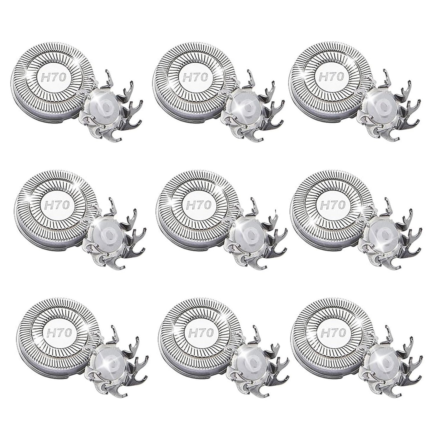 SH70 Replacement Heads for Series 7000, New Upgraded for 7000 Replacement Heads, for norelco 7000 Replacement Heads-9 Pack