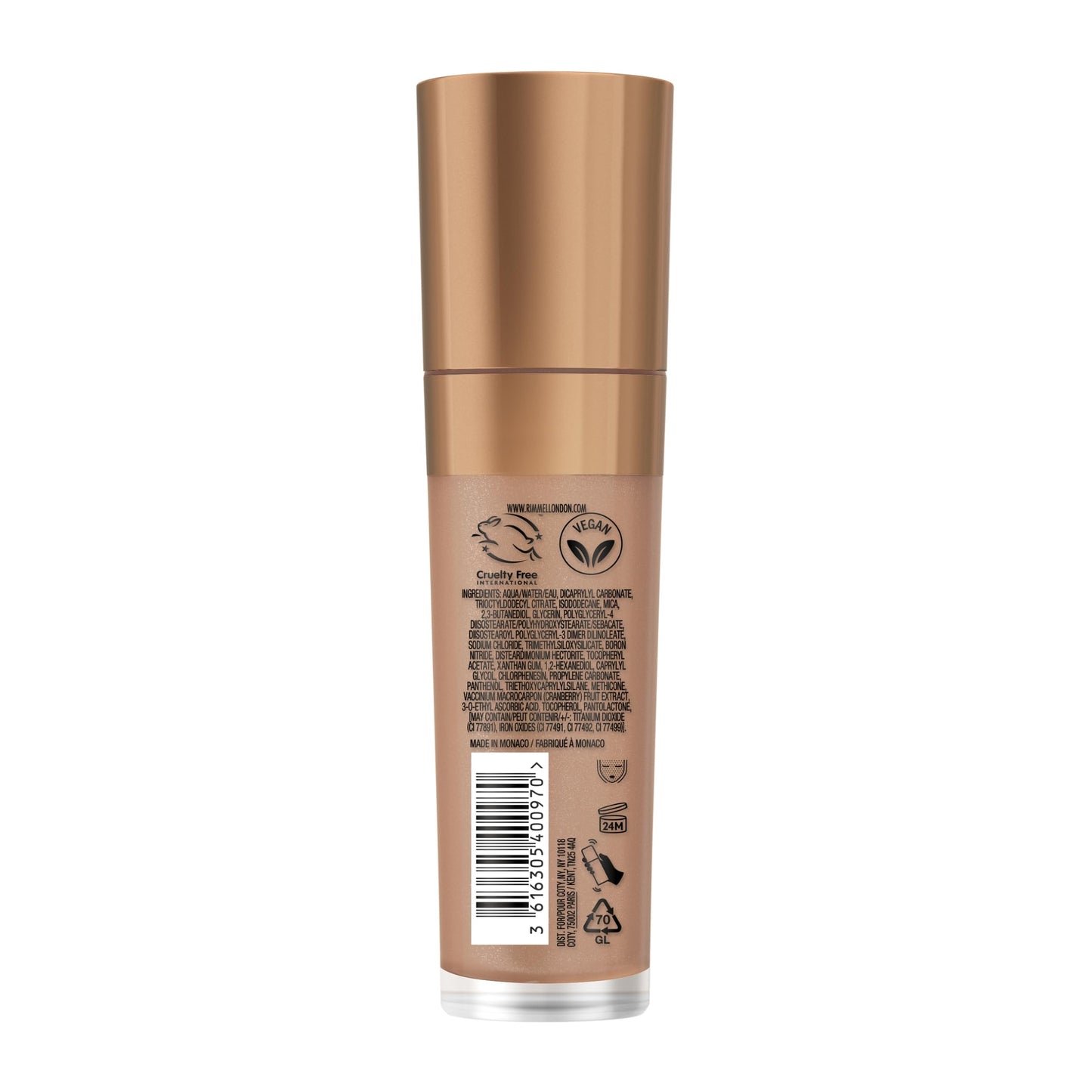 Rimmel Multi-Tasker Better Than Filters, 003 Light, Face Primer, Glow Booster and Highlighter, Vegan Formula, Anti-Ageing Benefits, Light-Reflecting Pigments, Giant Soft-Touch Wand, 1oz
