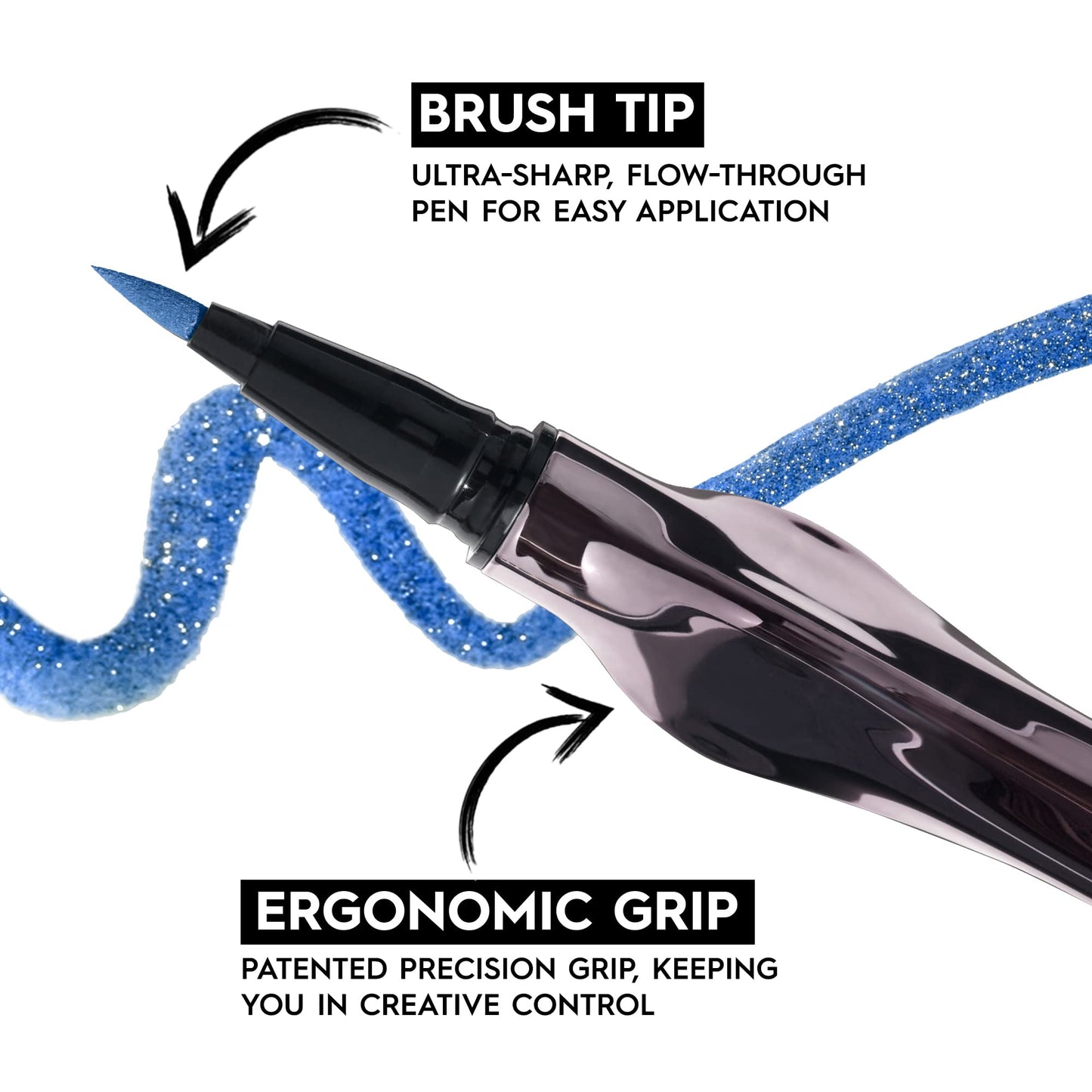 Urban Decay 24/7 Inks Liquid Eyeliner Pen (Whiskey - Matte Dark Brown, Brush Tip Eye Liner), Water-Resistant, Smudge-Resistant, Vibrant Colored Liner, Ergonomic Precision Grip, Vegan - 0.01 fl oz