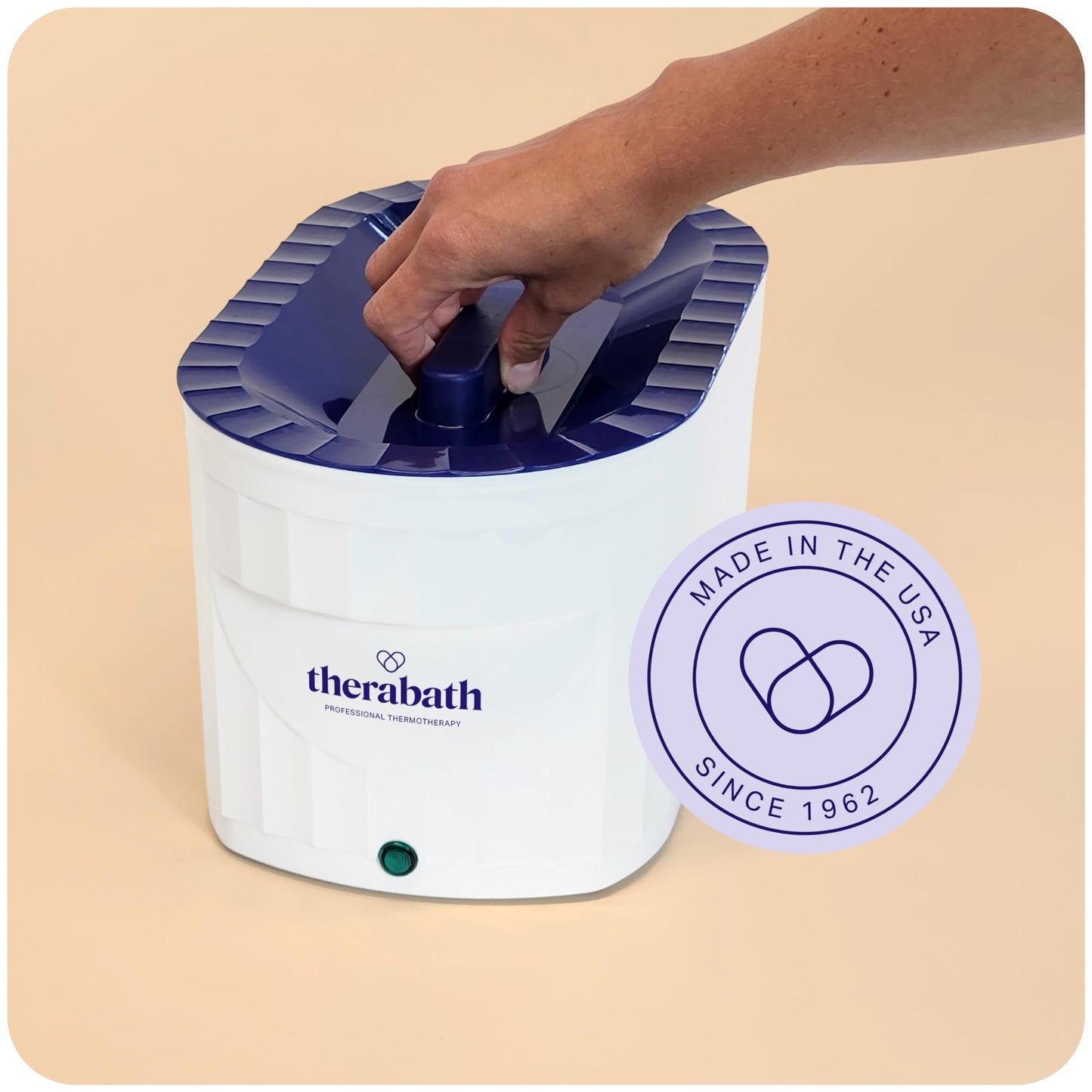 Therabath Professional Thermotherapy Paraffin Bath - Arthritis Treatment Relieves Muscle Stiffness - For Hands, Feet, Face and Body - 6 lbs Wintergreen