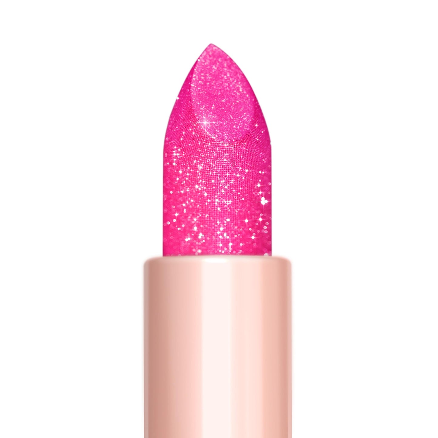 Oulac Pink Shimmer Lipstick for Women, Infinity High Shine Finish, Hydrating Lip Color Infused with Damask Rose Oil for All-Day Comfort, Gluten-Free Vegan Beauty, D02 Sparkle Sensation