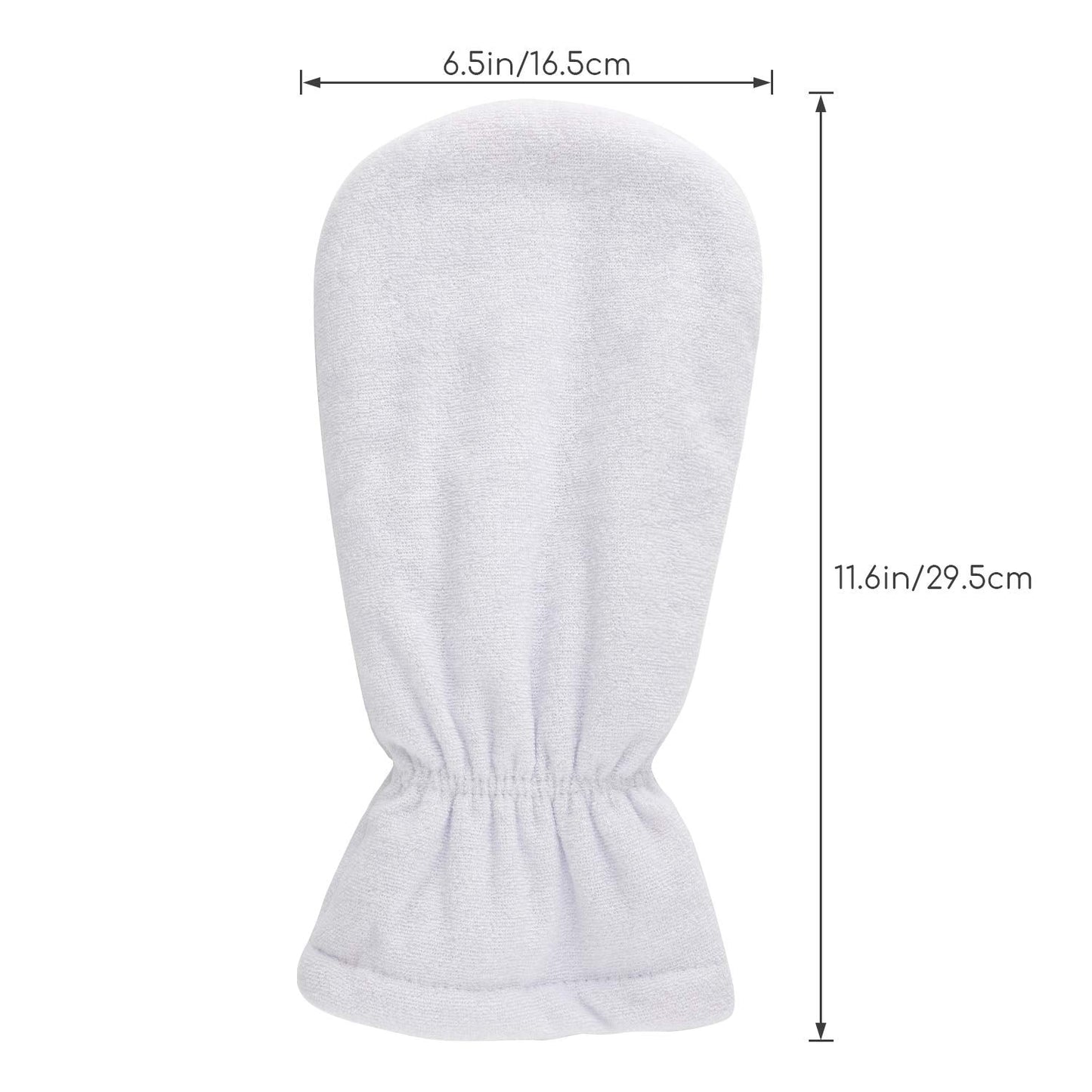 Segbeauty 4pcs Paraffin Wax Mitts, Thick Paraffin Heated Hand Covers, Paraffin Baths Gloves for Hot Wax Hand thera-py Bath Paraffin Thermal treat-ment SPA Wax Warmer Paraffin Wax Machine White