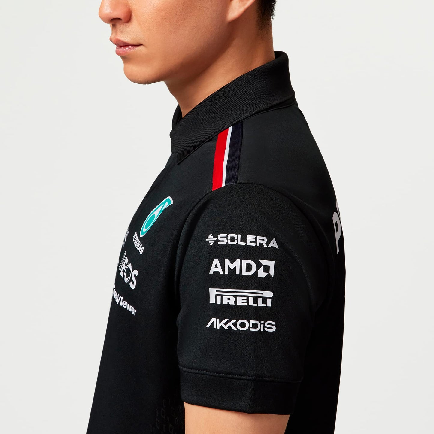 Mercedes AMG Petronas Formula One Team - 2023 Team Polo - Black - Men - Size: M