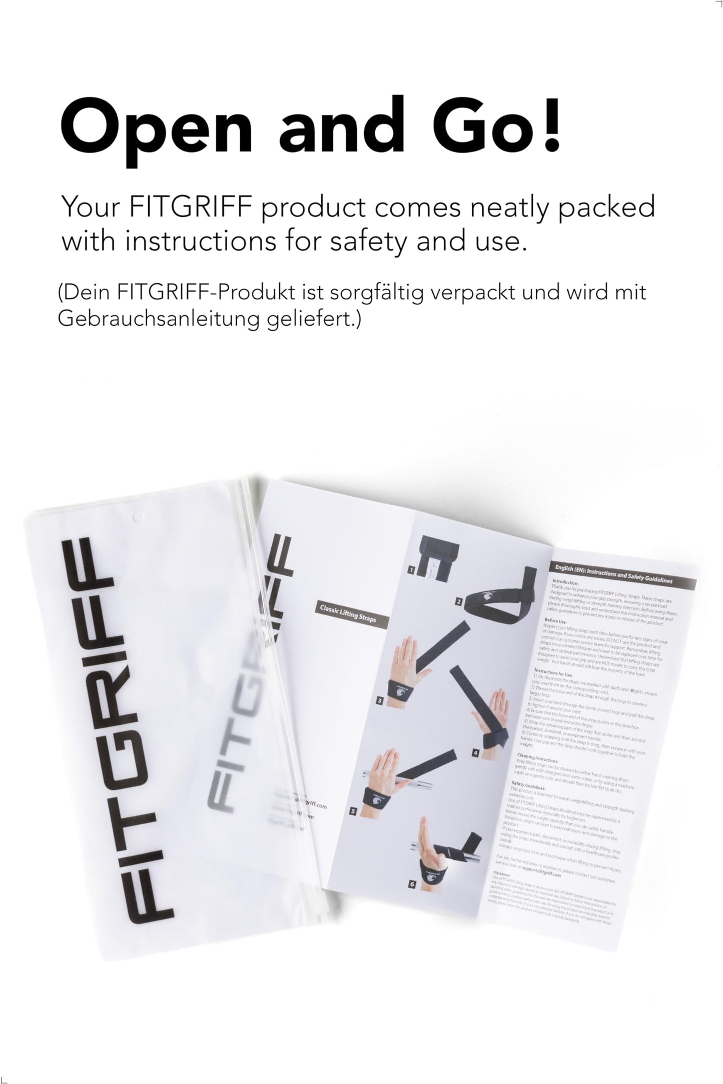 Fitgriff® Lifting Wrist Straps for Weightlifting, Gym, Deadlift, Workout (Made of Premium Cotton & Padded) - Men & Women (Standard, Black/Red)