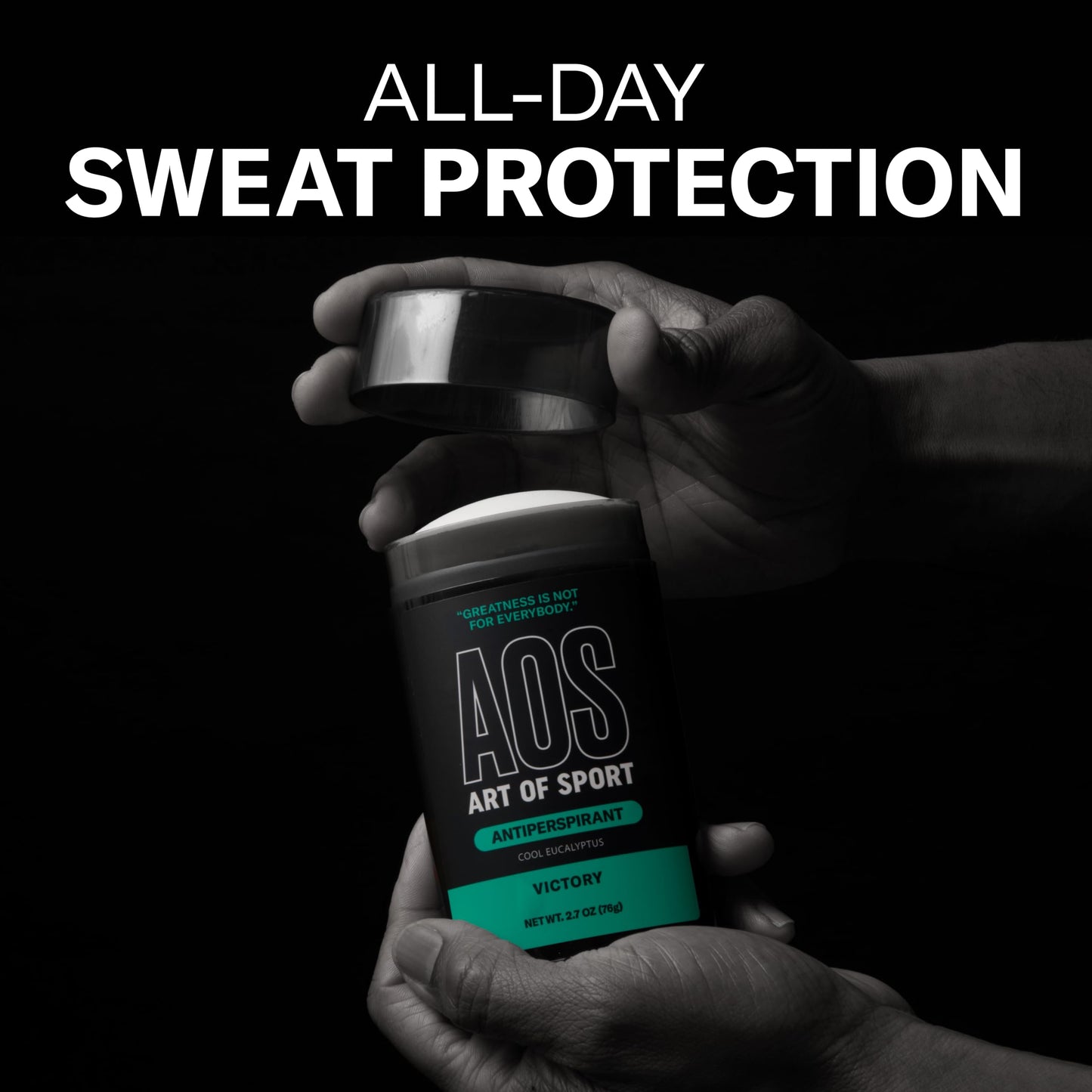 Art of Sport Men’s Antiperspirant, Eucalyptus, Made with Natural Botanicals, Made for Athletes, Victory Scent, 2.7 Ounce (Pack of 2)